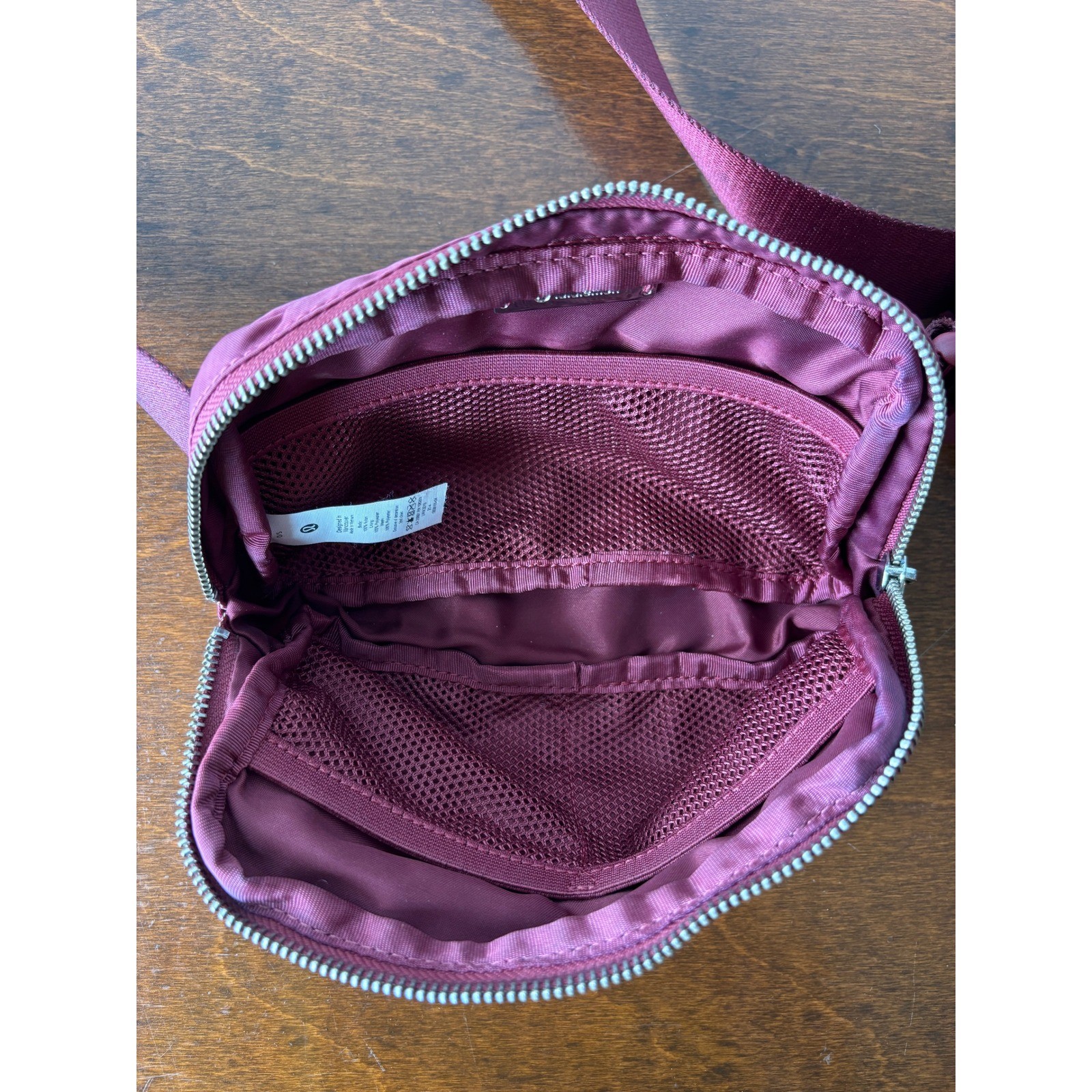 Lululemon Everywhere Belt Bag 1L Burgundy Maroon Crossbody Waist Pack LW9CEYS