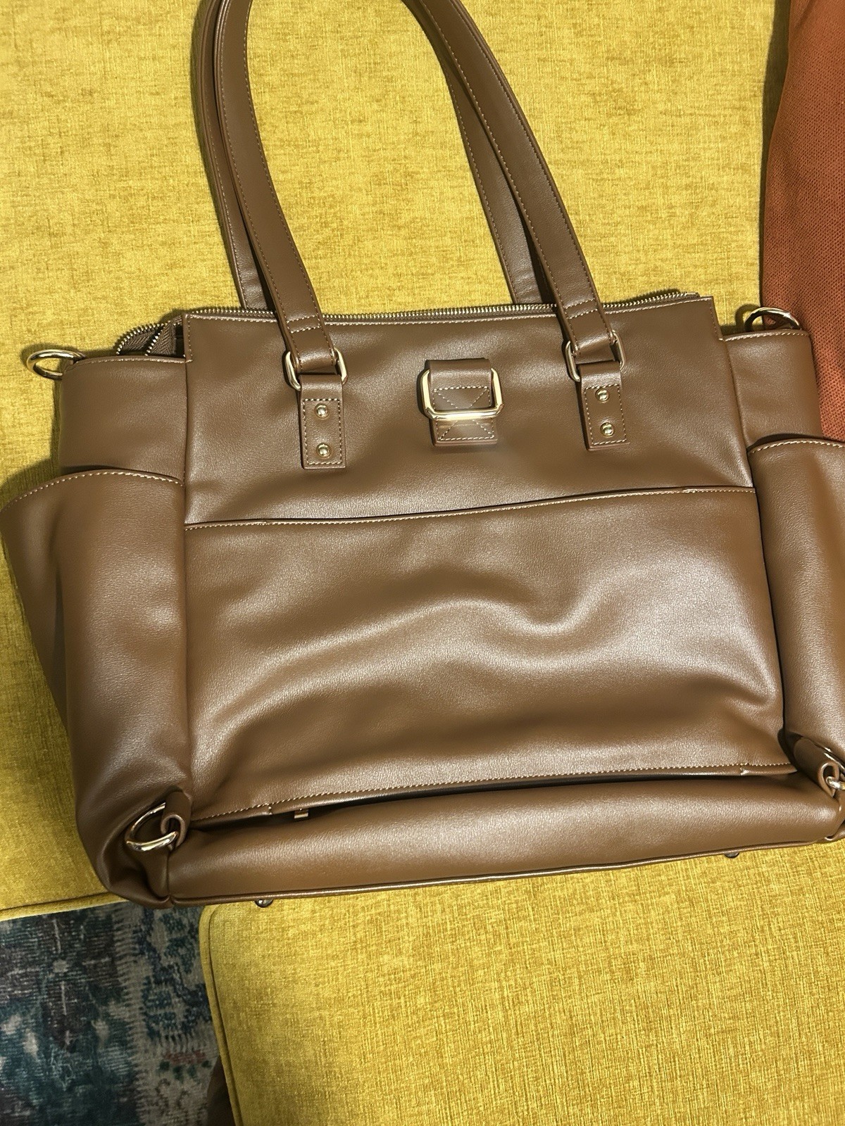 White Elm Coffee Brown Gemini Ultimate Bundle Convertible Backpack