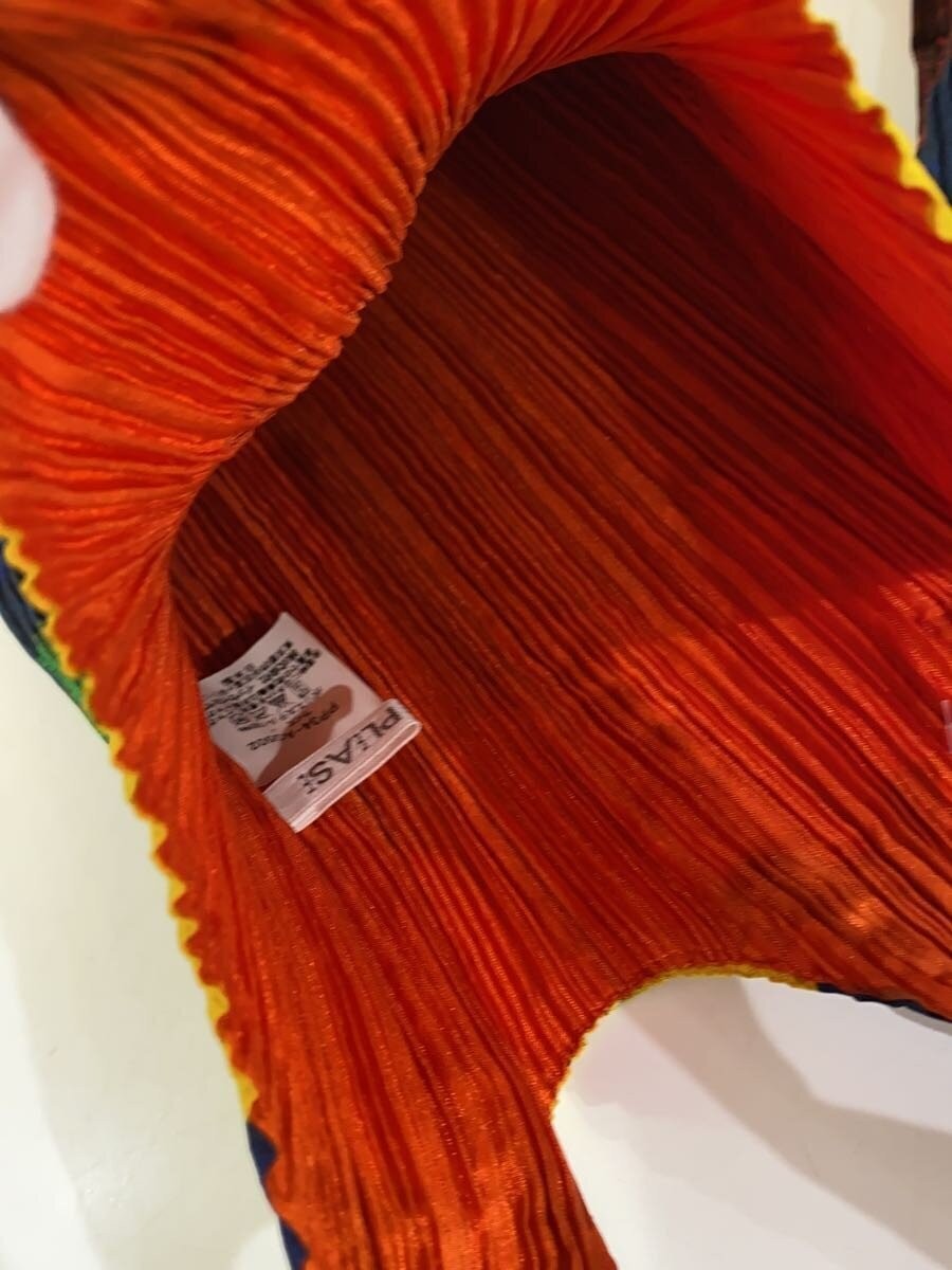 PLEATS PLEASE ISSEY MIYAKE Bag Used Polyester Multicolor 31.5cm x 21cm
