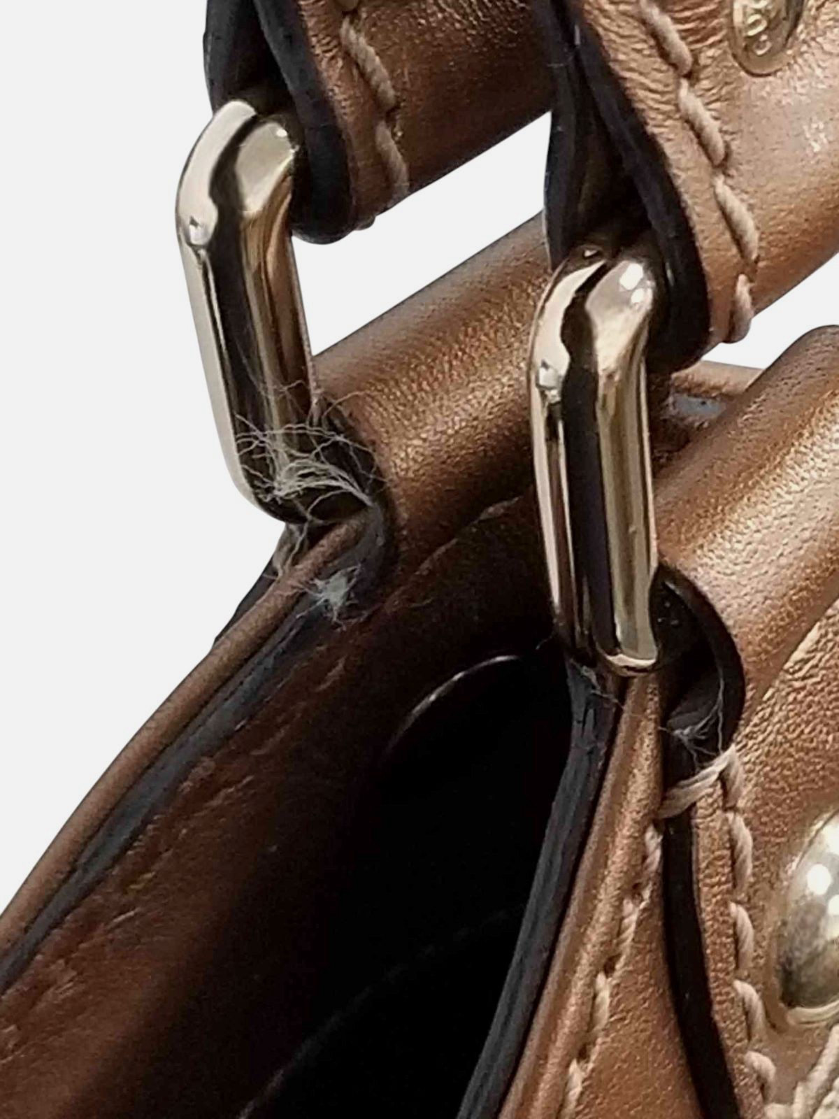 Gucci Women Brown Sukey GG Logo Canvas Shoulder Monogram Tote Bag