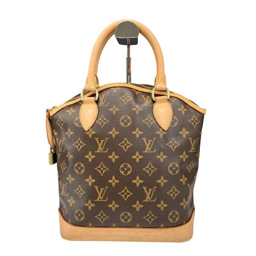 Rare Louis Vuitton Lockit Monogram Handbag Versatile Vintage 29x28x11.5cm