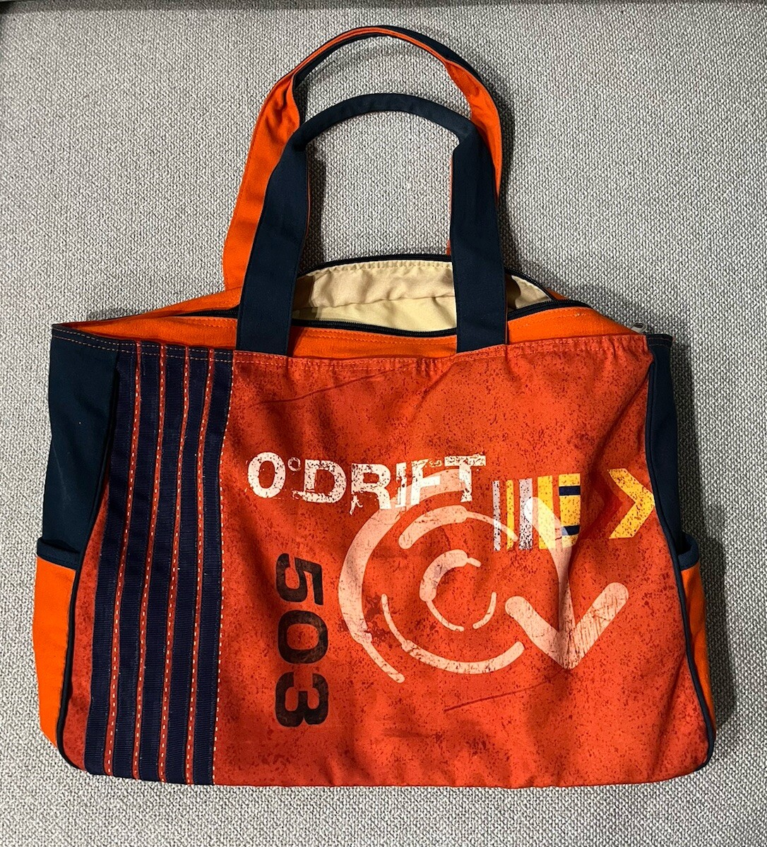 Sun’N’Sand – Shoulder Tote Bag – 0 Degree Drift 503 Orange Blue Beach Bag 19×12