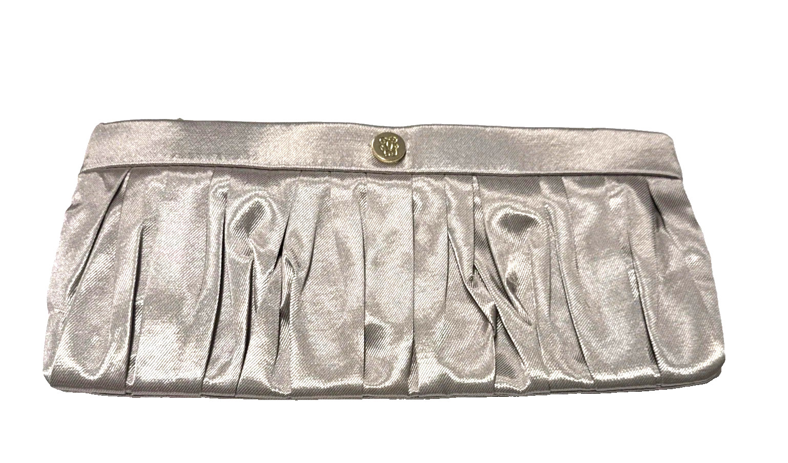 Guerlain Champagne Gold Silky Satin Clutch Bag NWOT