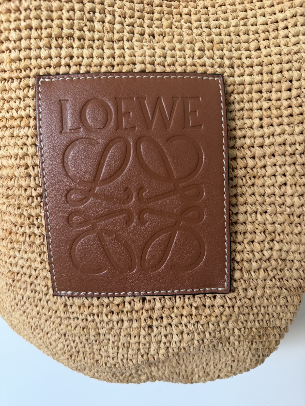 Loewe Raffia Slit Bucket Bag | 2019 JW Anderson Collection | Detachable Strap
