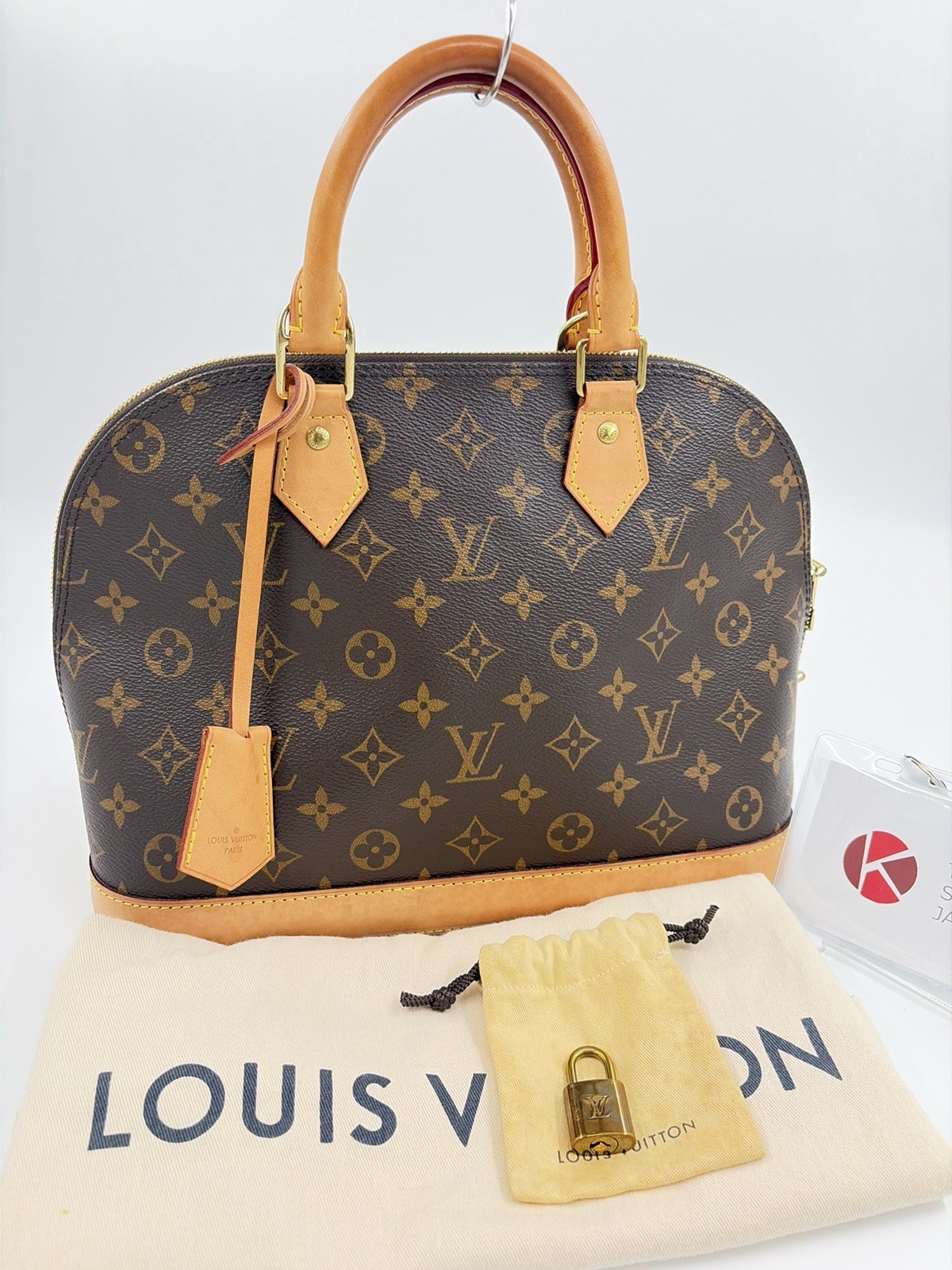 Louis Vuitton Monogram Alma PM Shoulder Bag Brown M53151 77