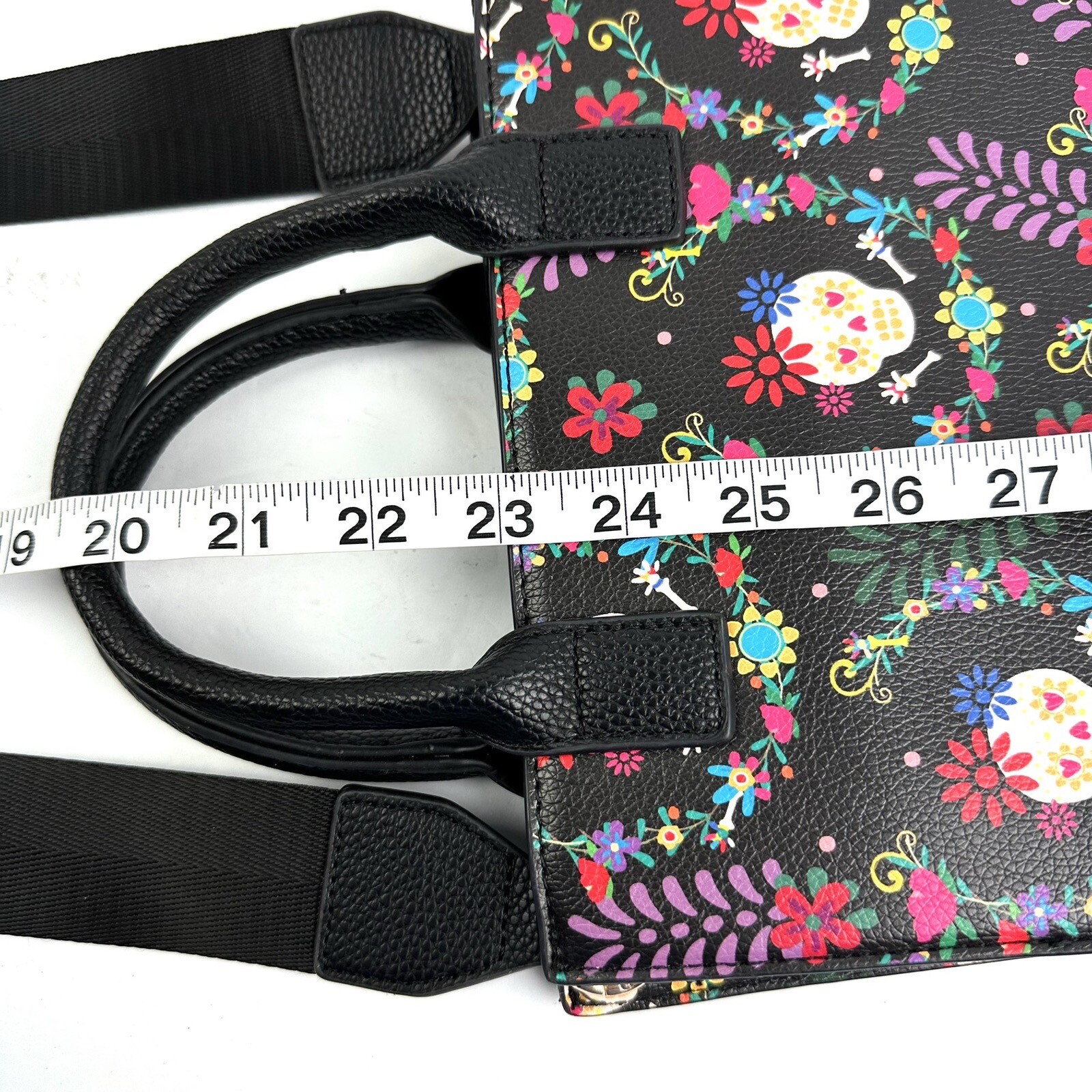 Like Dreams Sugar Skull Handbag Day of the Dead Gothic Two Way Wear Purse New
