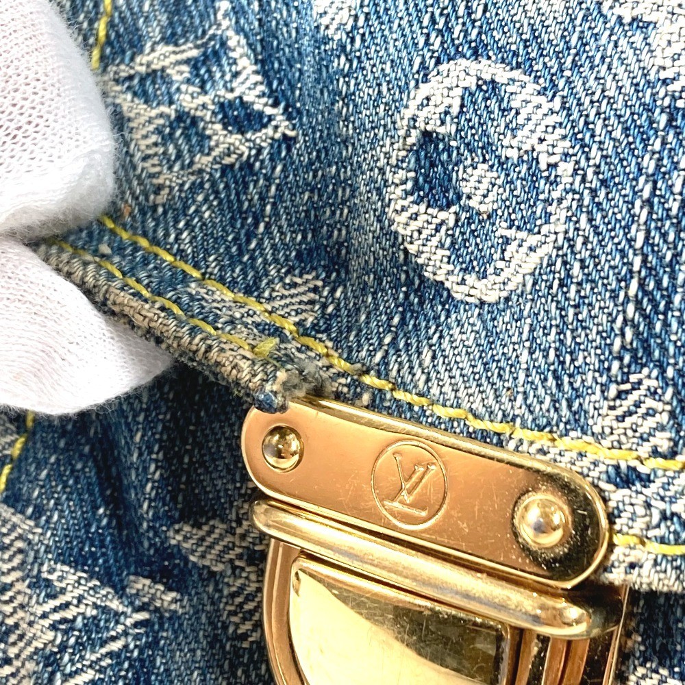 LOUIS VUITTON M95056 Sac Ado GM Backpack Monogram Denim Canvas blue