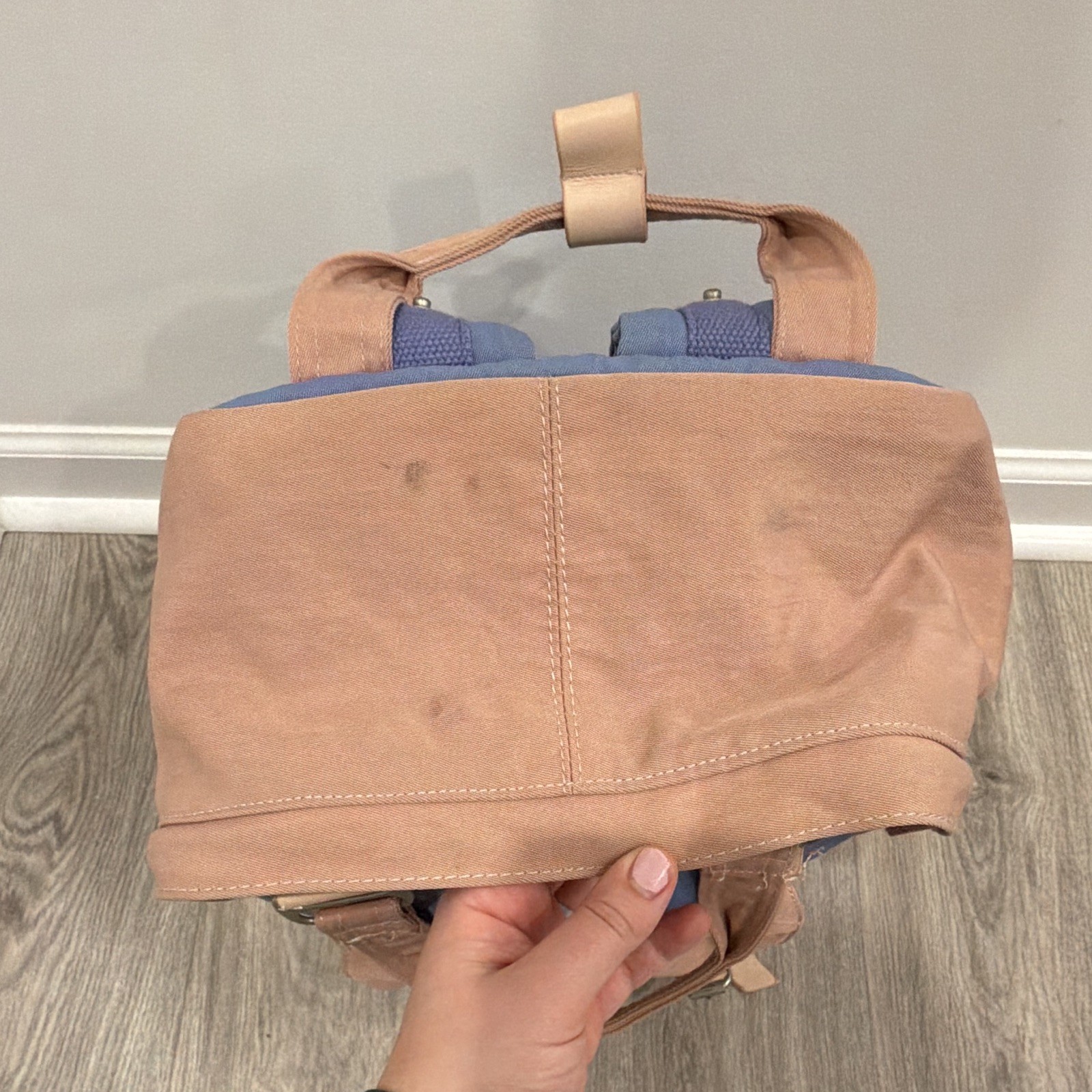 Himawari Blue and Pink Backpack Japanese Style