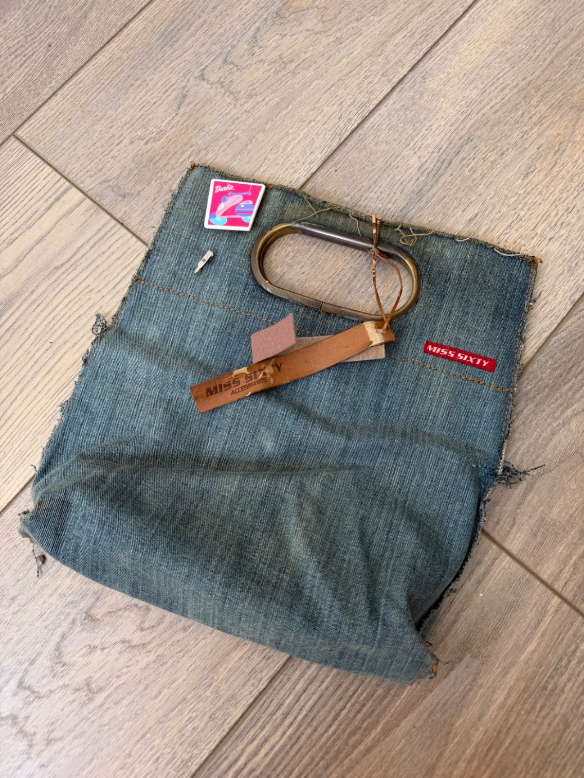 Vintage Miss Sixty Denim bag Handbag Clutch