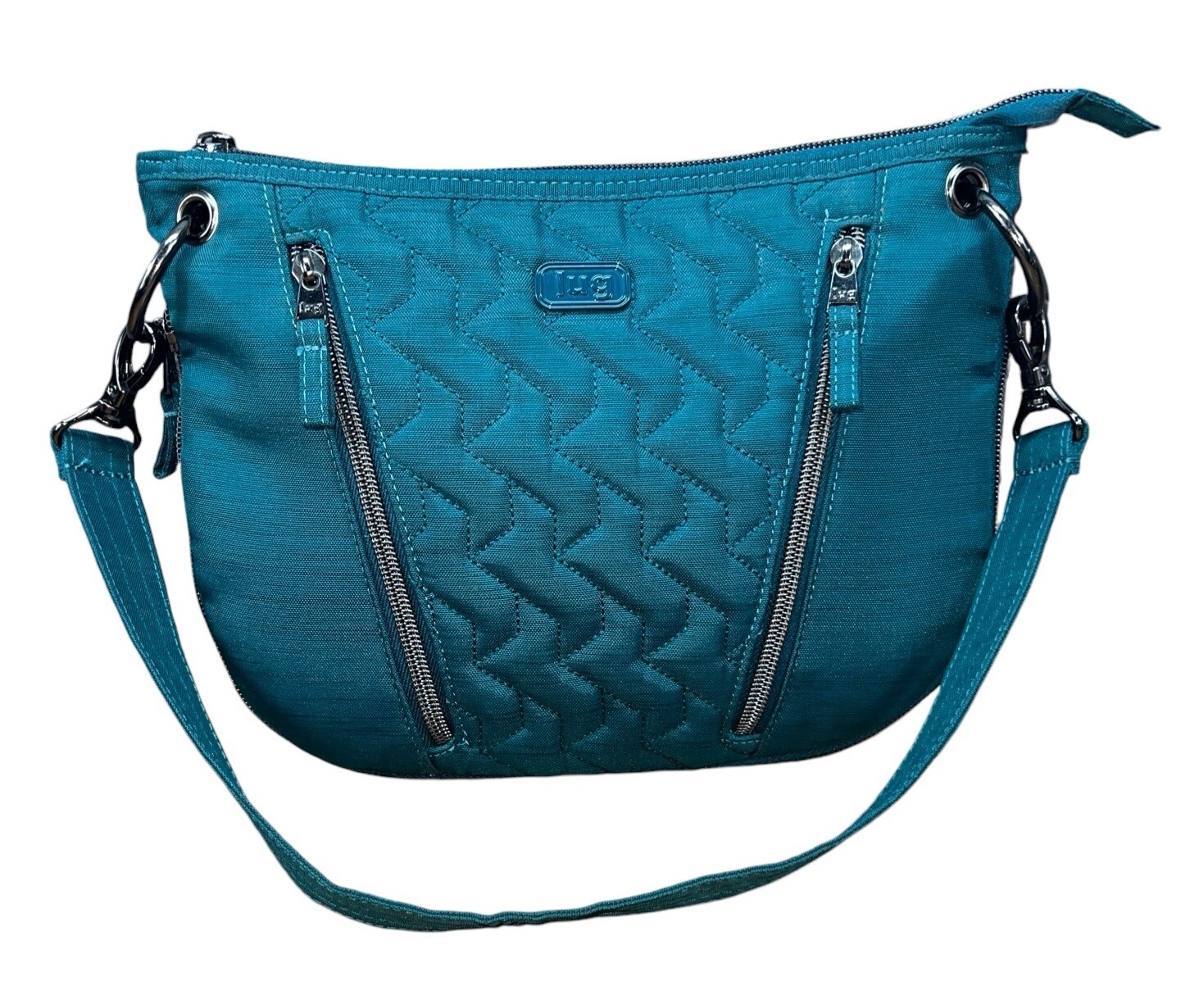Lug Swivel Crossbody Quilted Travel Expandable Convertible Shoulder Bag
