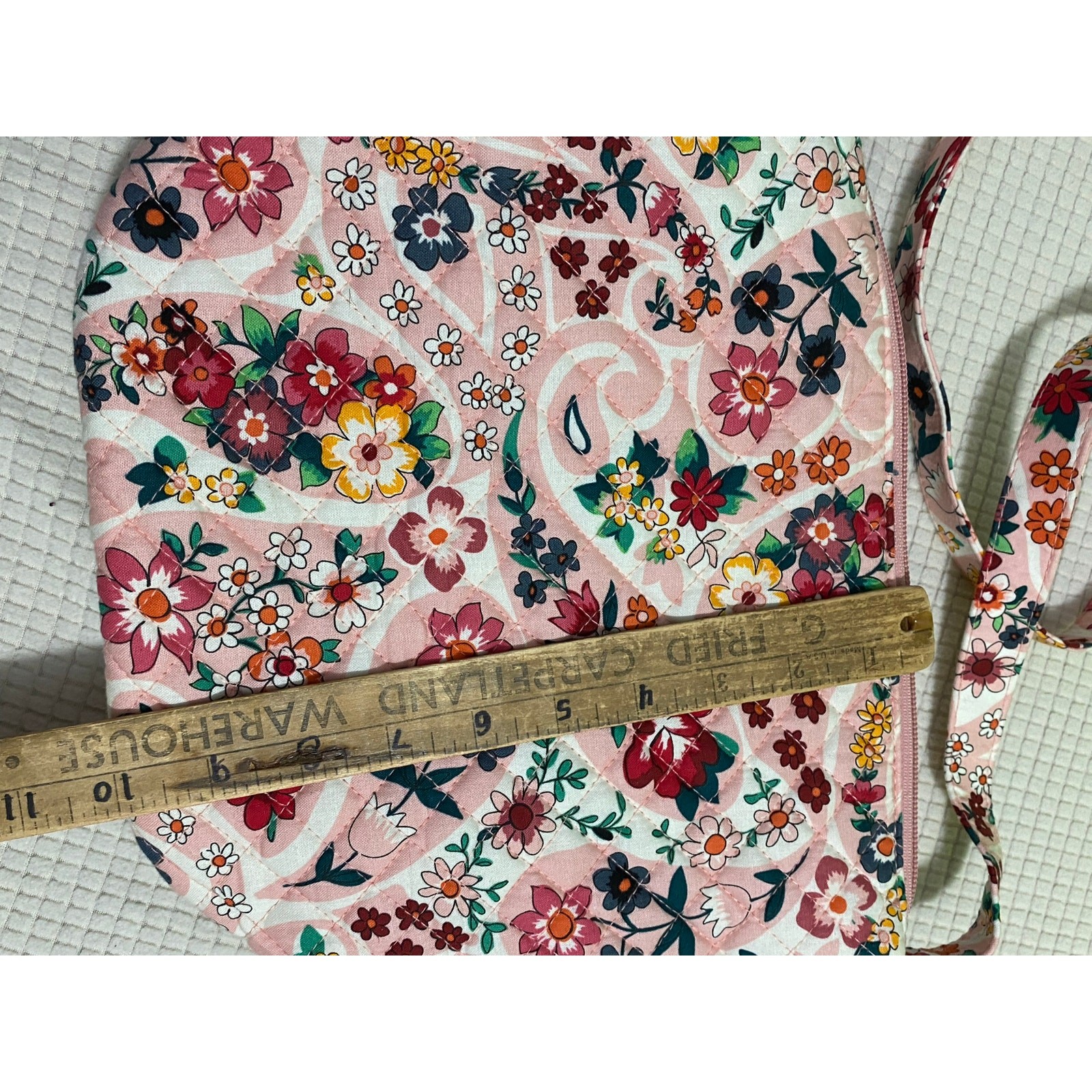 Vera Bradley Prairie Paisley Pattern Hipster Crossbody