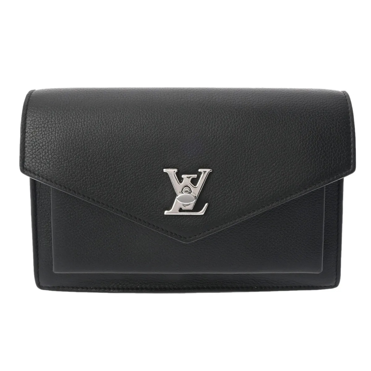 Louis Vuitton Pochette M63471 Shoulder Bag Calfskin Black #WB2338