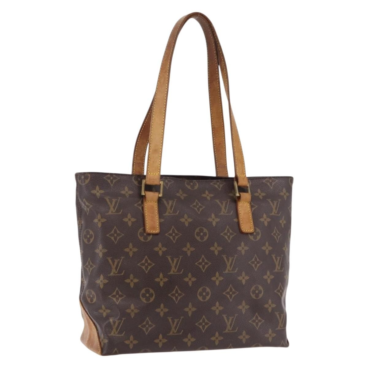 LOUIS VUITTON Monogram Cabas Piano Tote Bag M51148 LV Auth BA14505