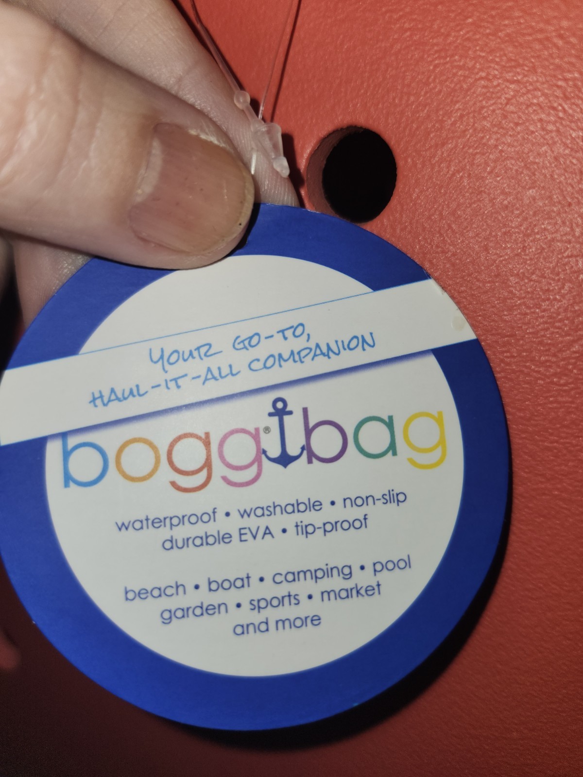 LARGE Bogg Bag Coral 19in L x 9in W x 14in NWT #782