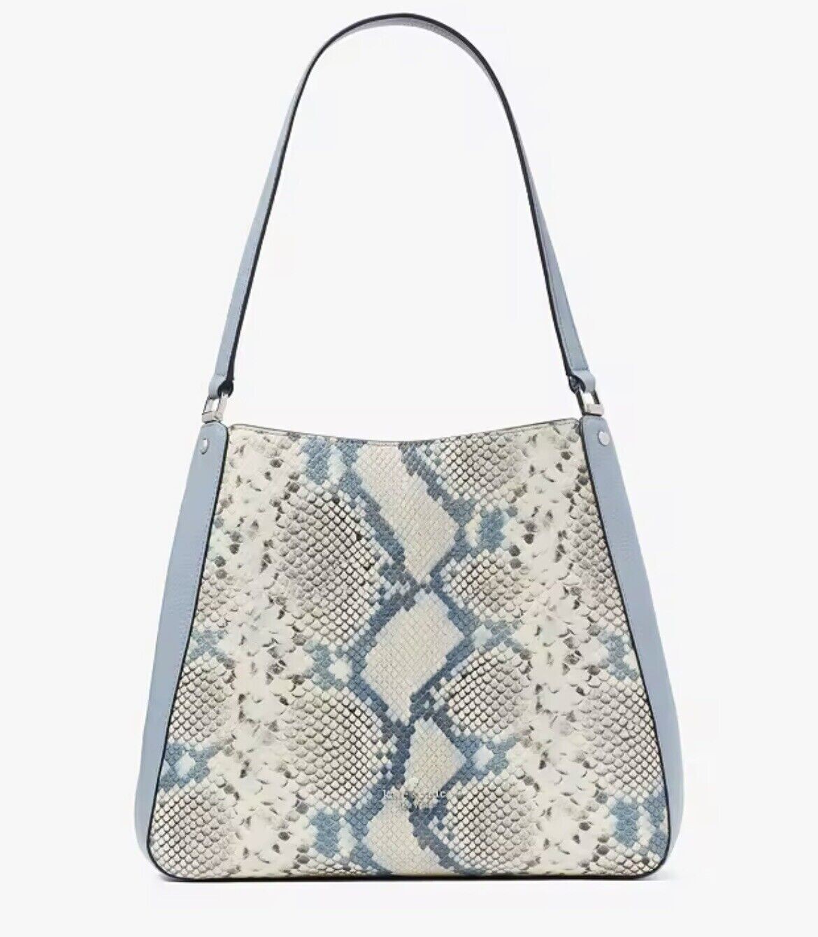 Kate Spade Leila Snake Embossed Medium Triple Compartment Shoulder Purse