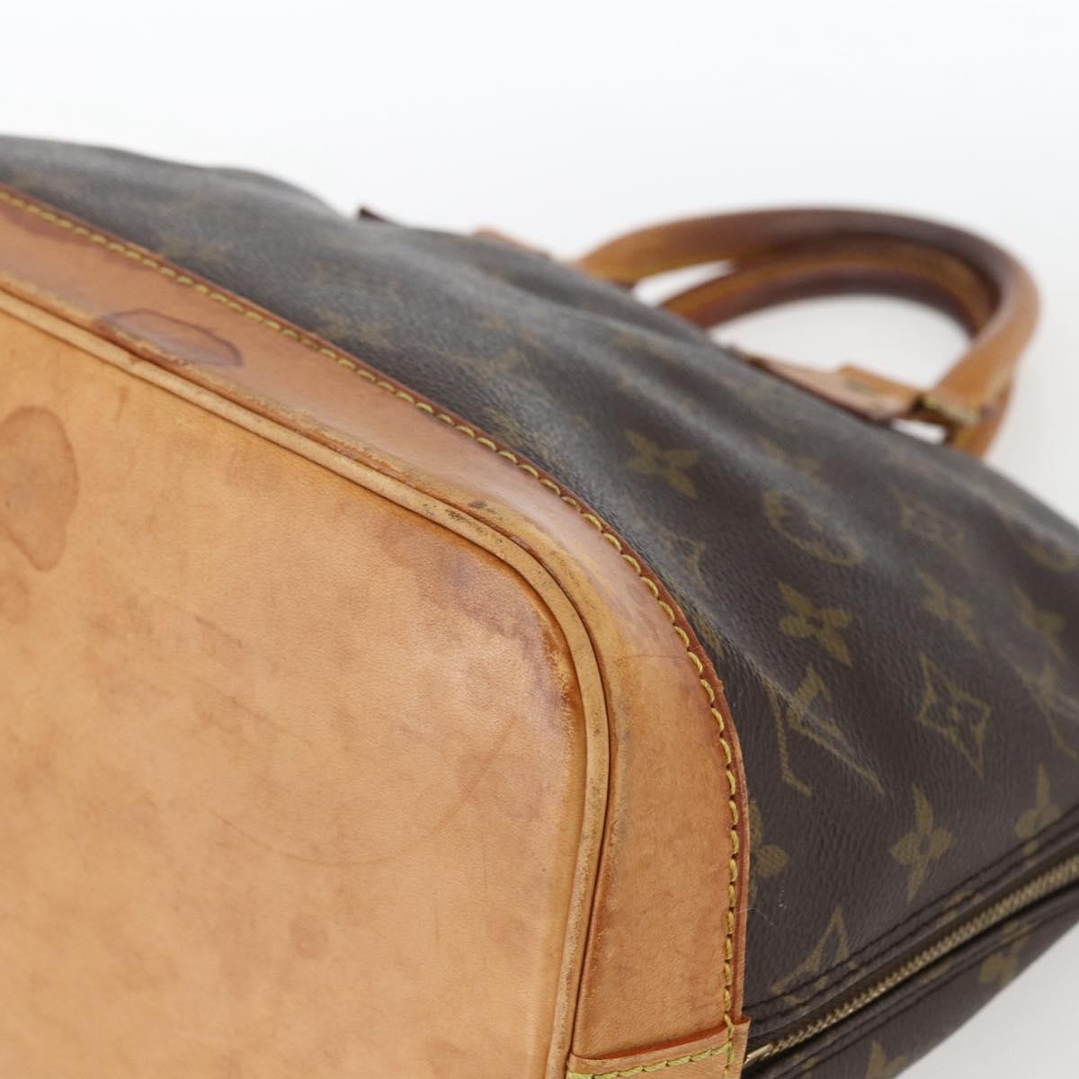 LOUIS VUITTON Monogram Alma Hand Bag M51130 LV Auth 168340
