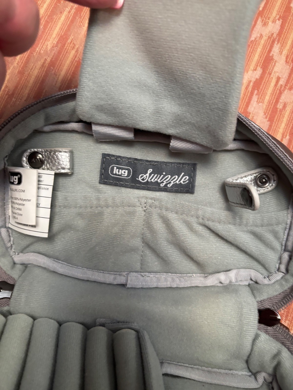 Lug Swizzle Brushed Silver