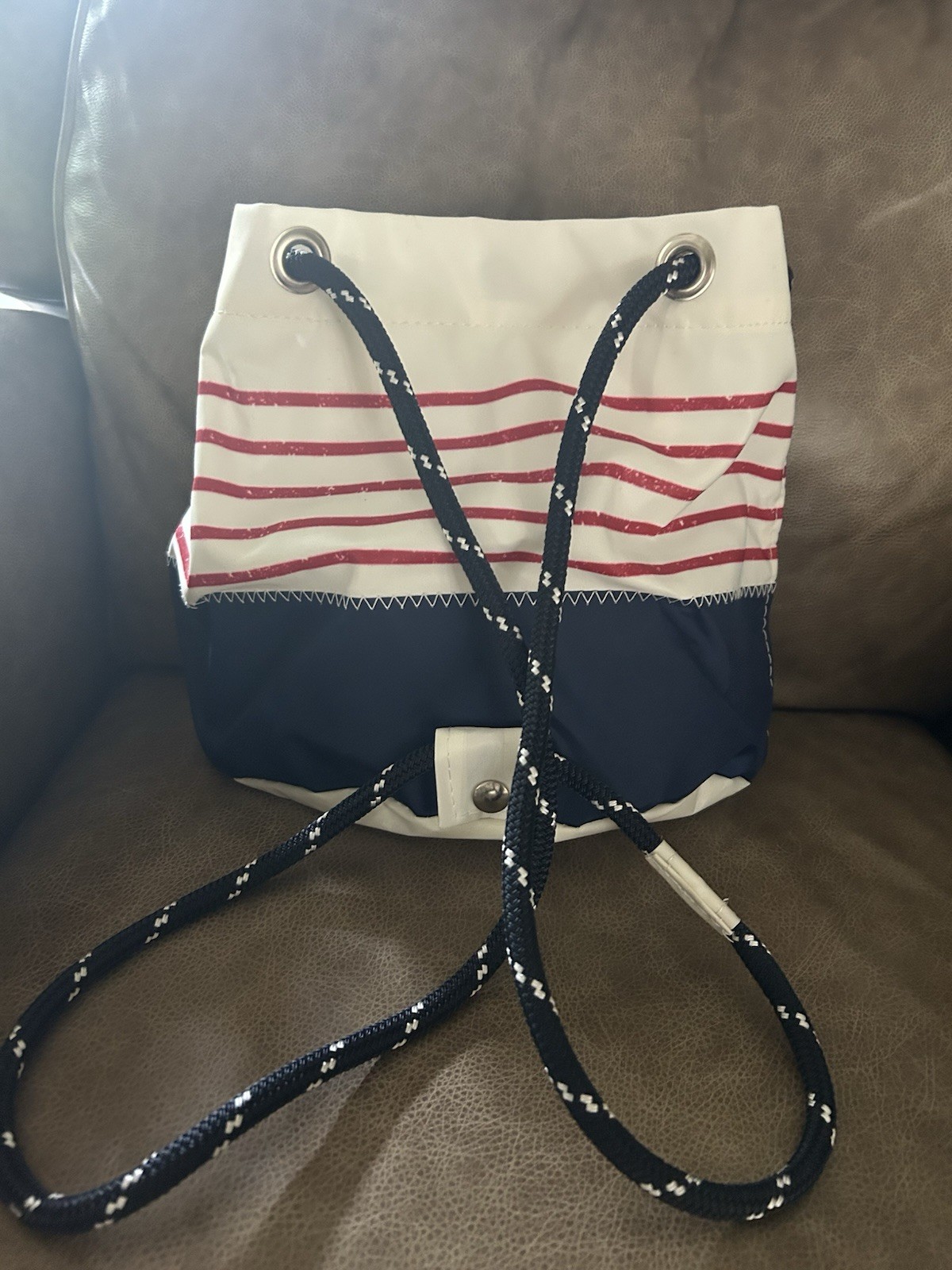 Sea Bags Maine Recycled Sail Double Strap Bag- Retail $120-New with Tags