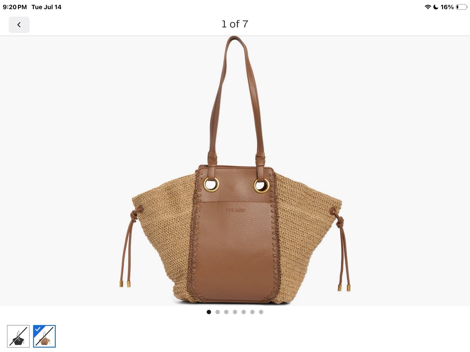 Steve Madden Tote Bag Handbag