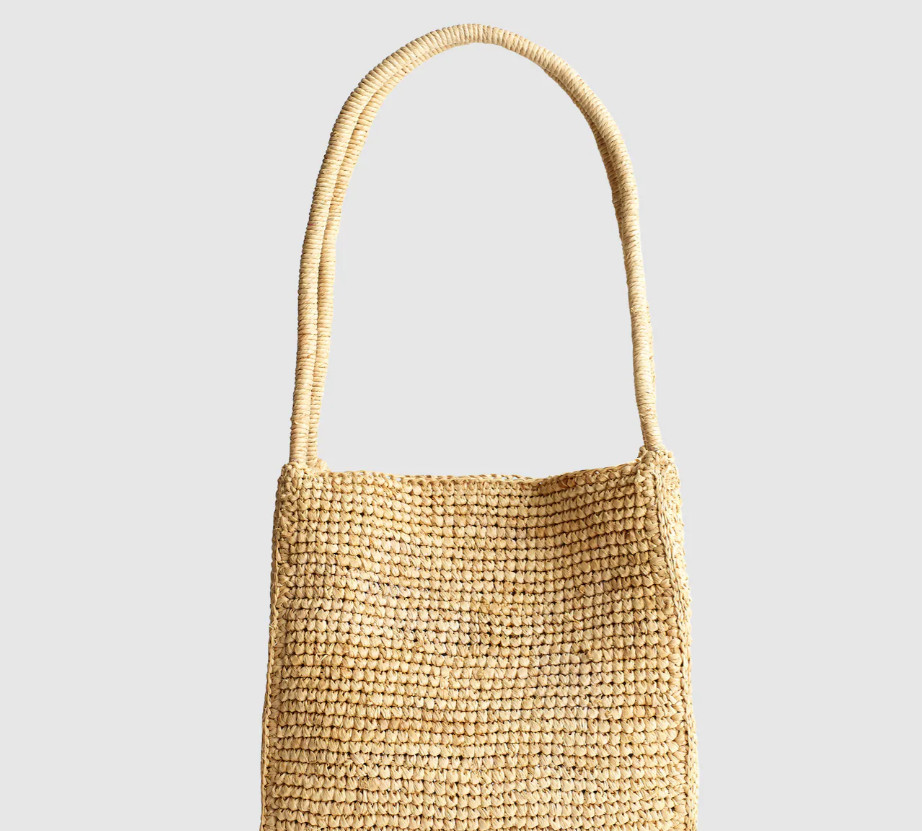 Madewell The Lexington Small Tote in Raffia