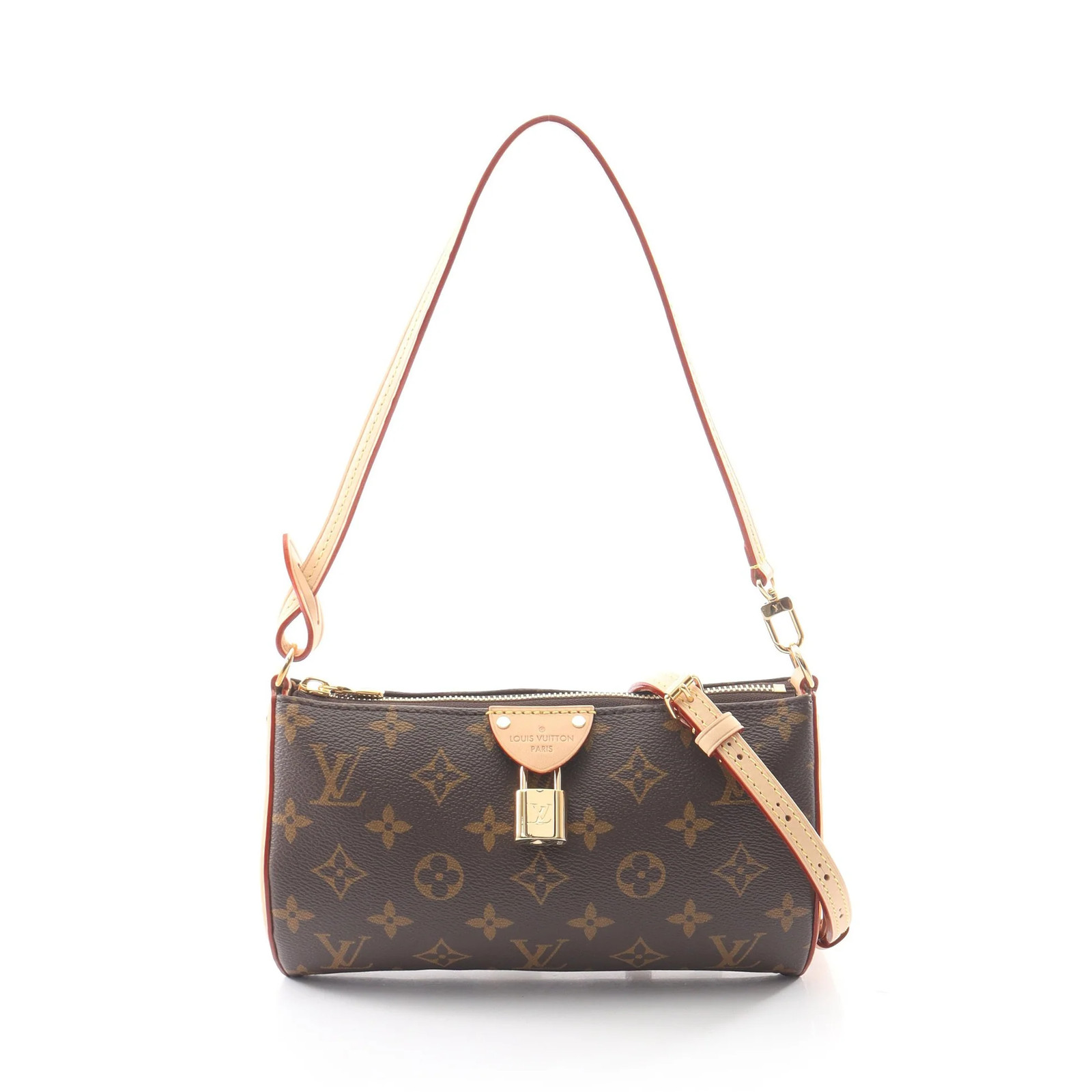 Louis Vuitton Pochette MINI 2WAY Handbag Brown PVC #RCB14831