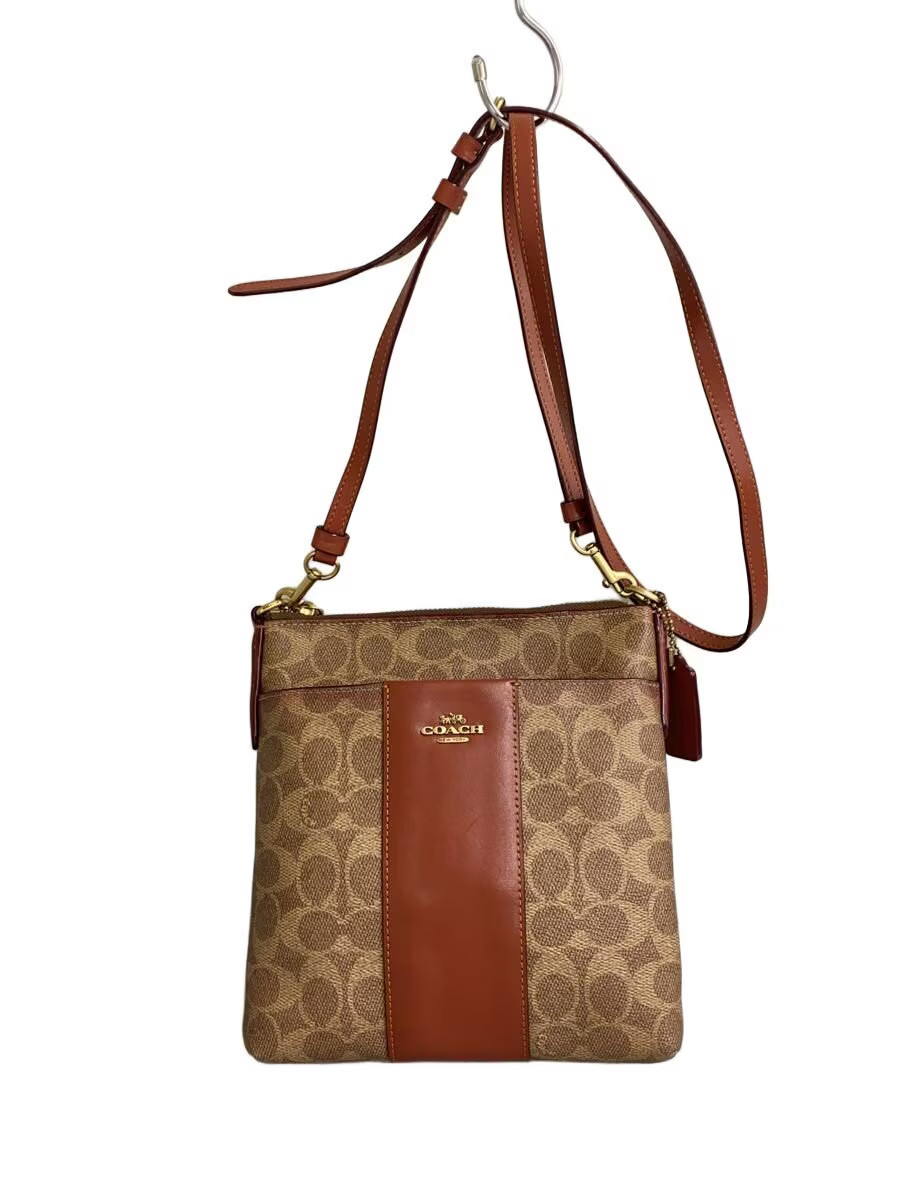 COACH Shoulder Bag Brown 41321