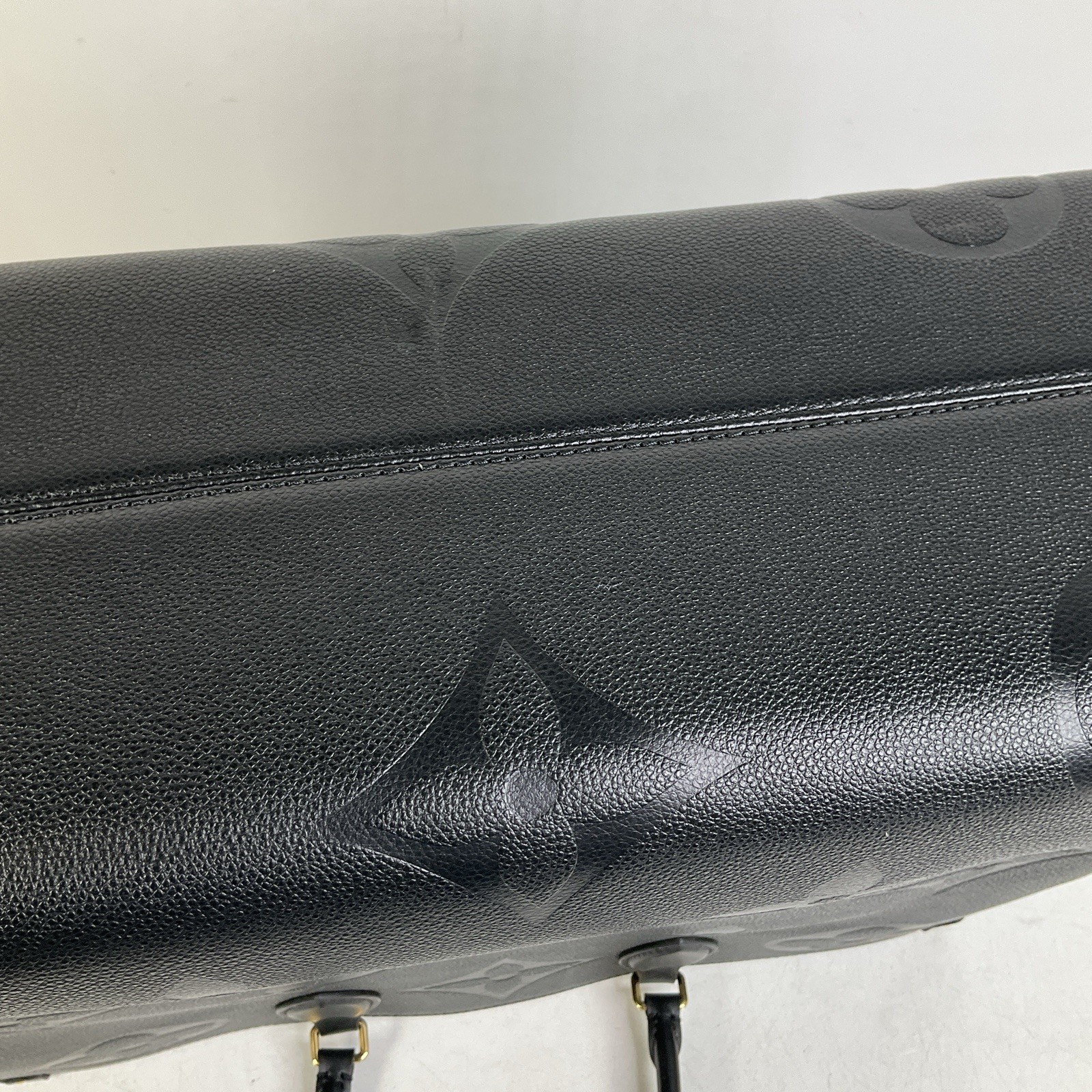 Louis Vuitton OnTheGo GM Monogram Empreinte Black Leather Shoulder Tote