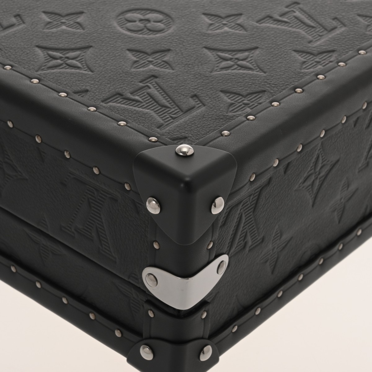 LOUIS VUITTON Clutch box M12876 Monogram shadow Noir Women Shoulder Bag