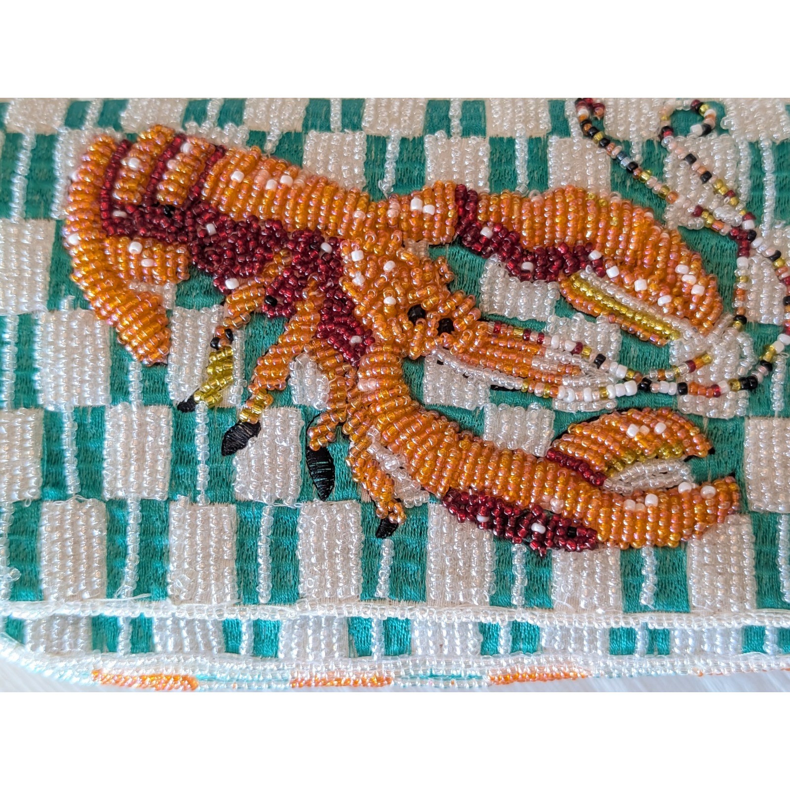 Viral Beaded Bag Handcrafted In India Beaded Lobster Bag NWT