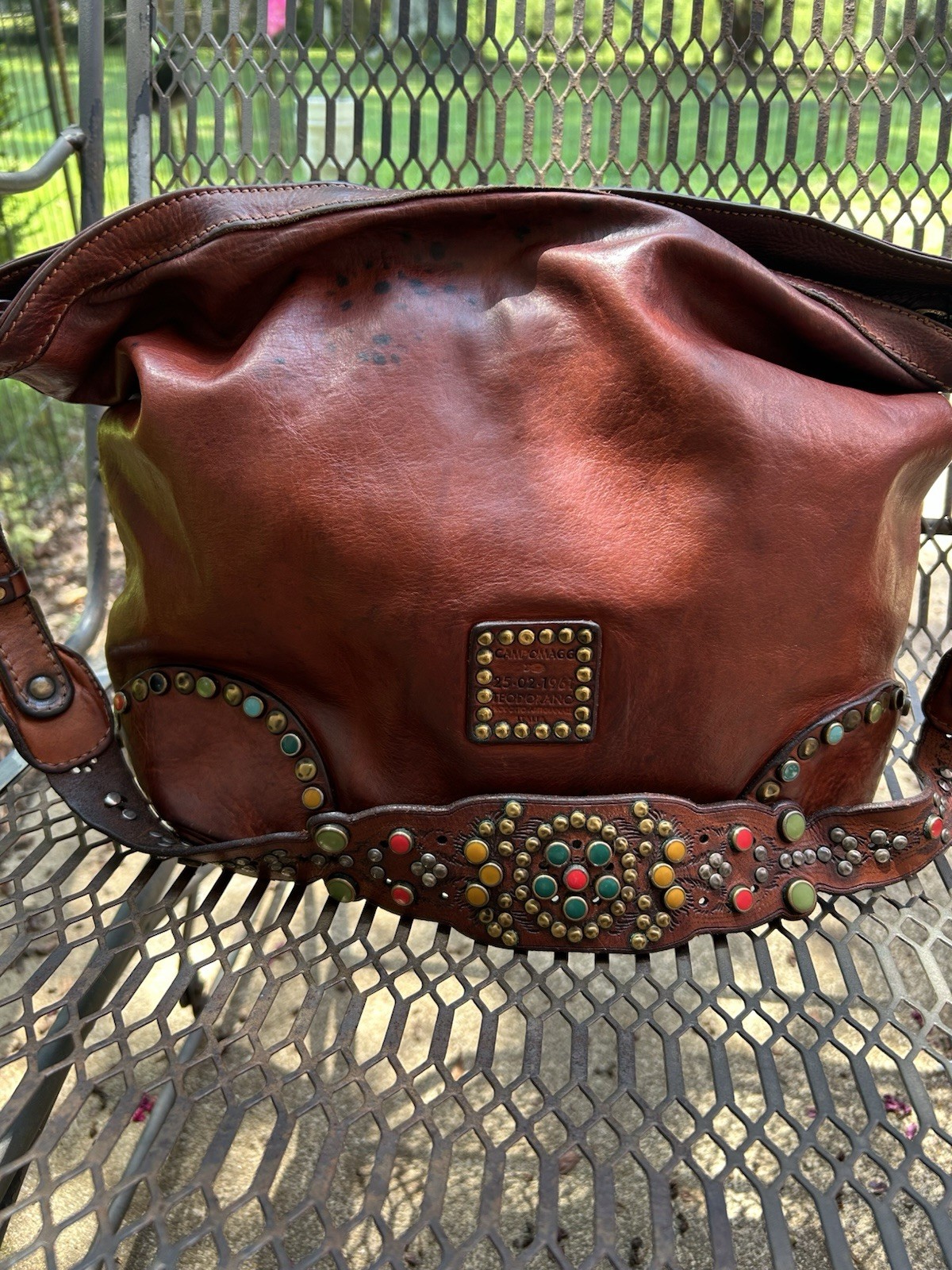 Vintage Studded Campomaggi Handbag