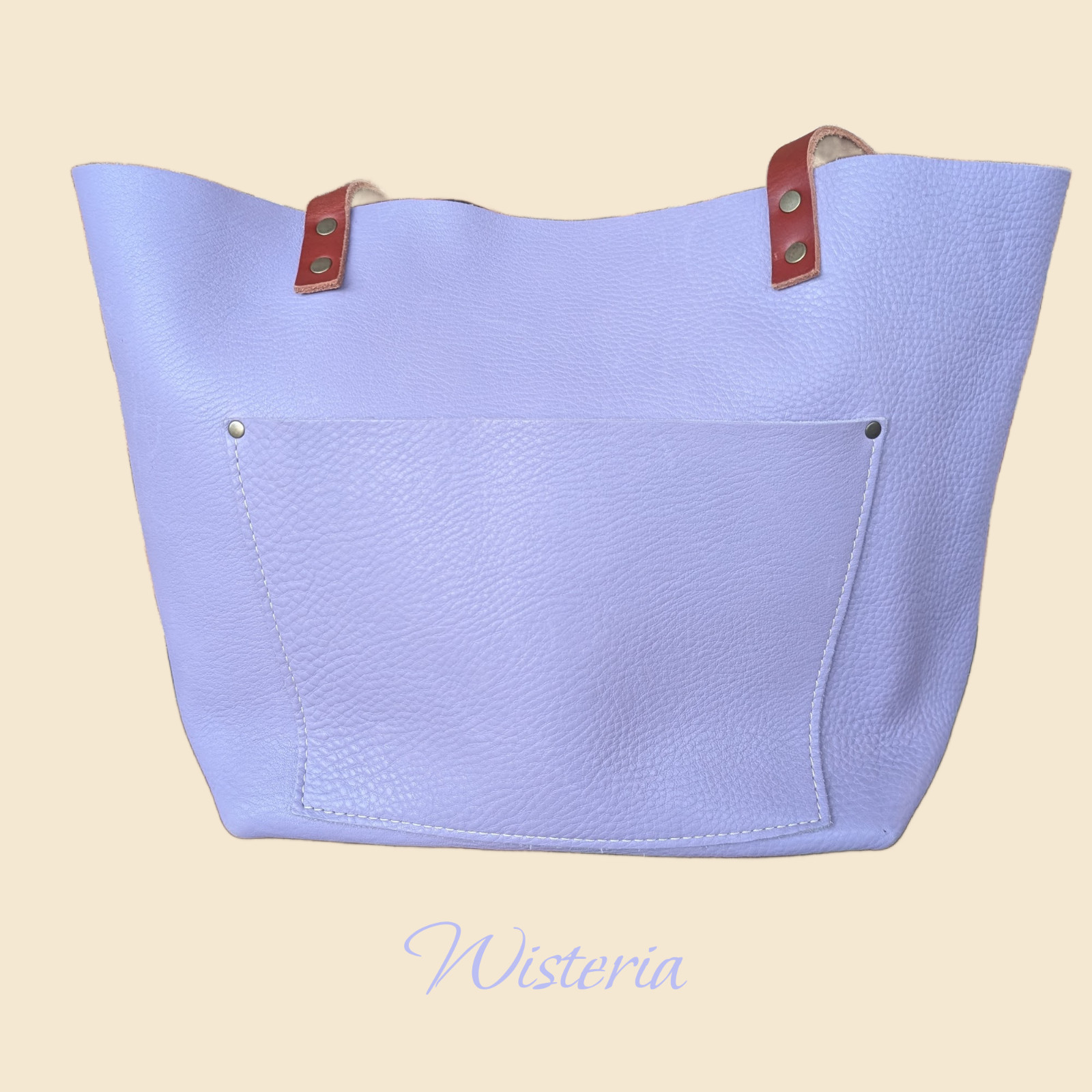 WISTERIA Portland Leather Goods LARGE Classic Tote