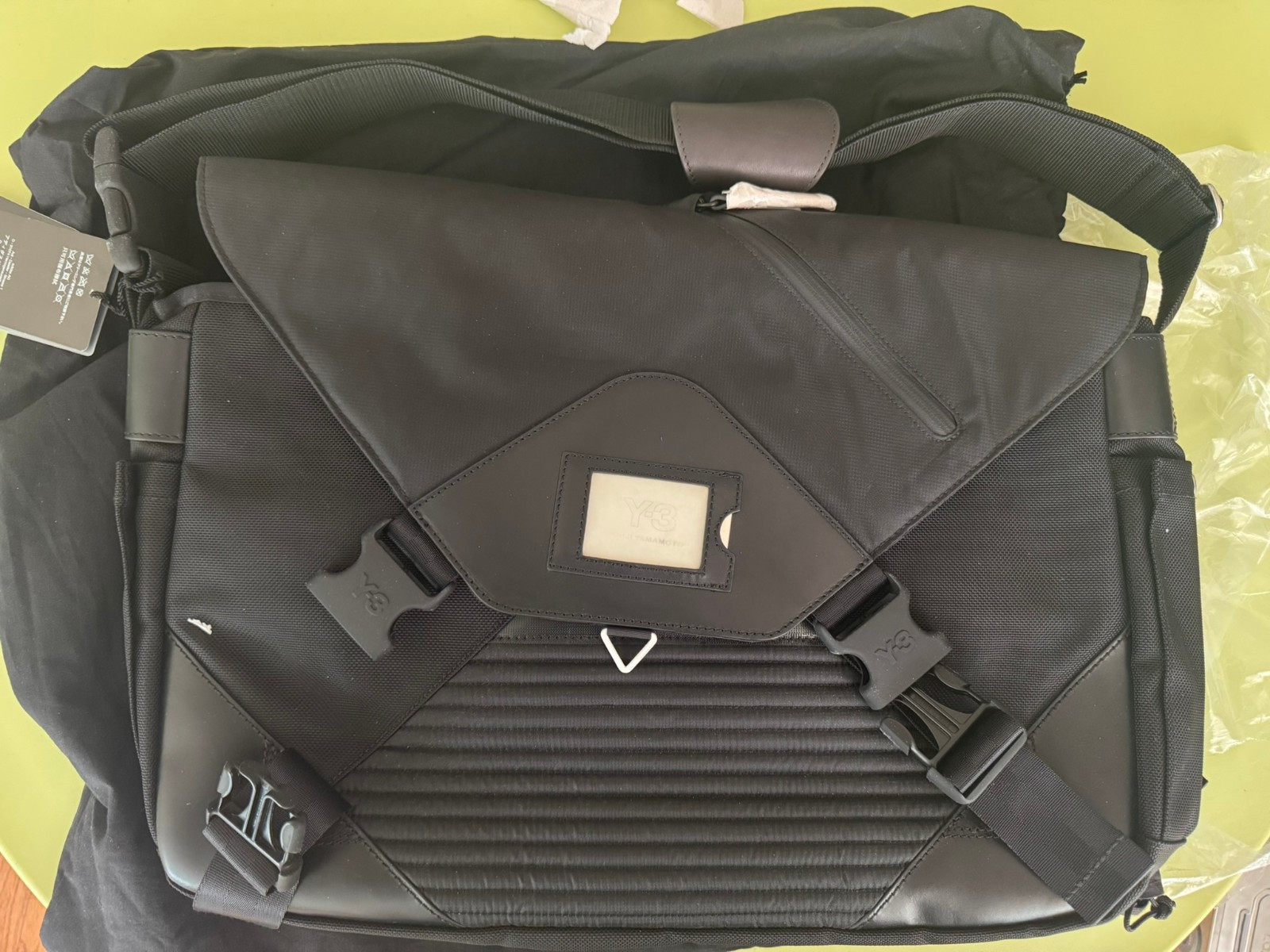 Y-3 YOHJI YAMAMOTO adidas Messenger II Bag labtop sleeve Cordura Black X55087