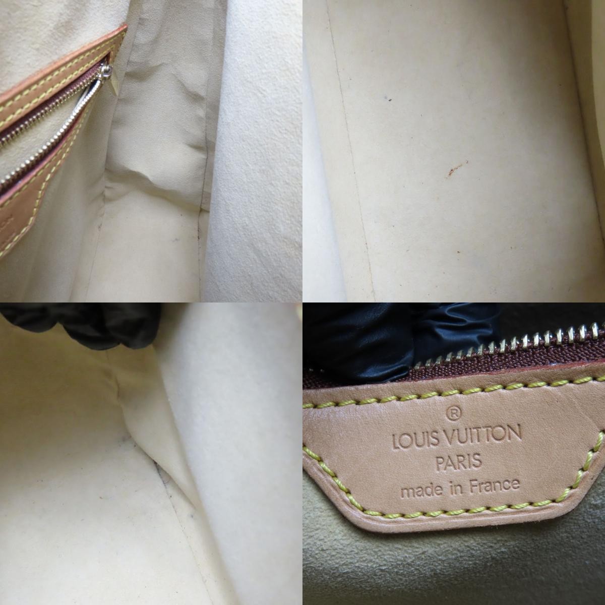 USED LOUIS VUITTON Shoulder Bag Looping GM M51145 Monogram/Nume leather Brow…