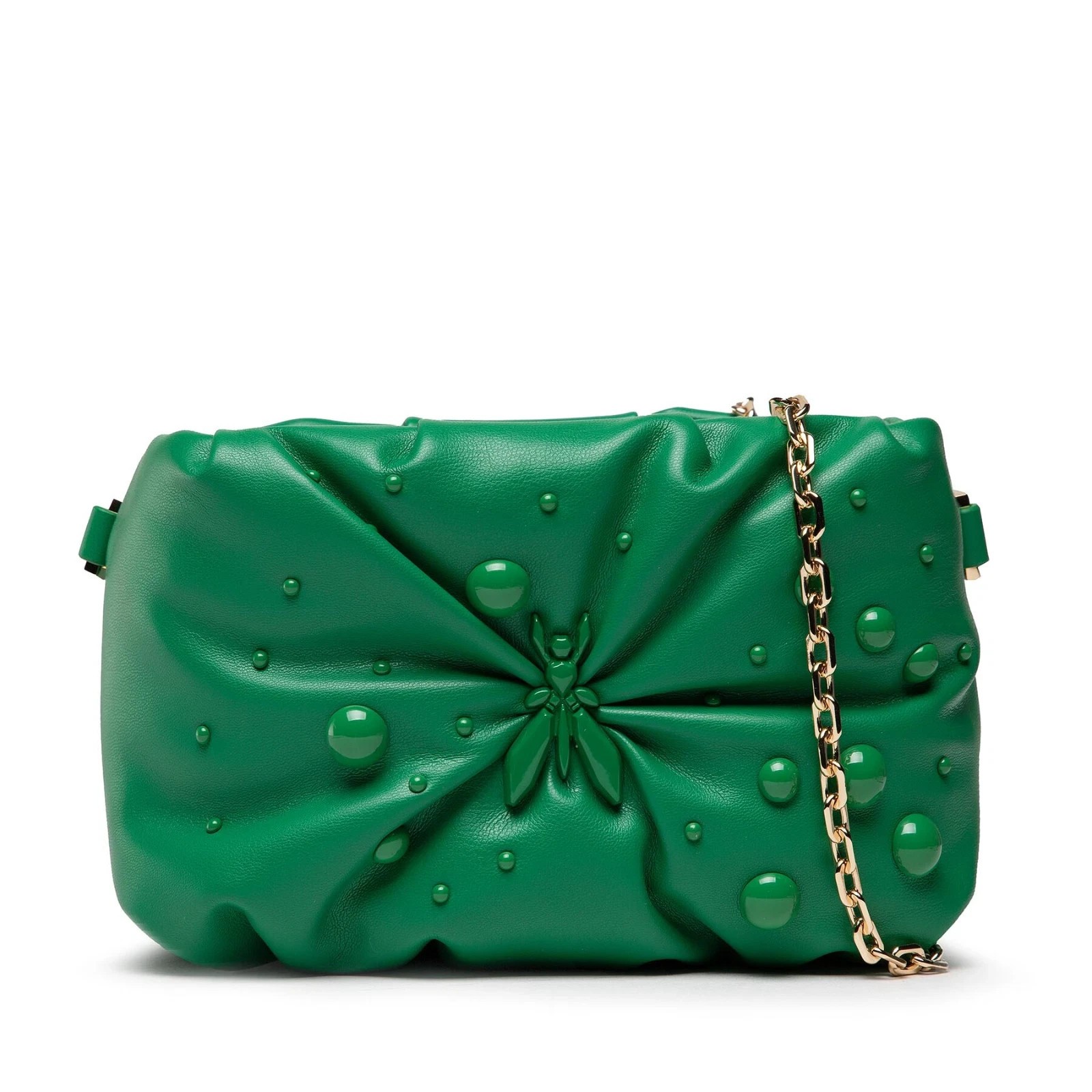 Patrizia Pepe 8B0082/E013 Women’s Faux Leather Clutch with Chain Shoulder 18×13×11