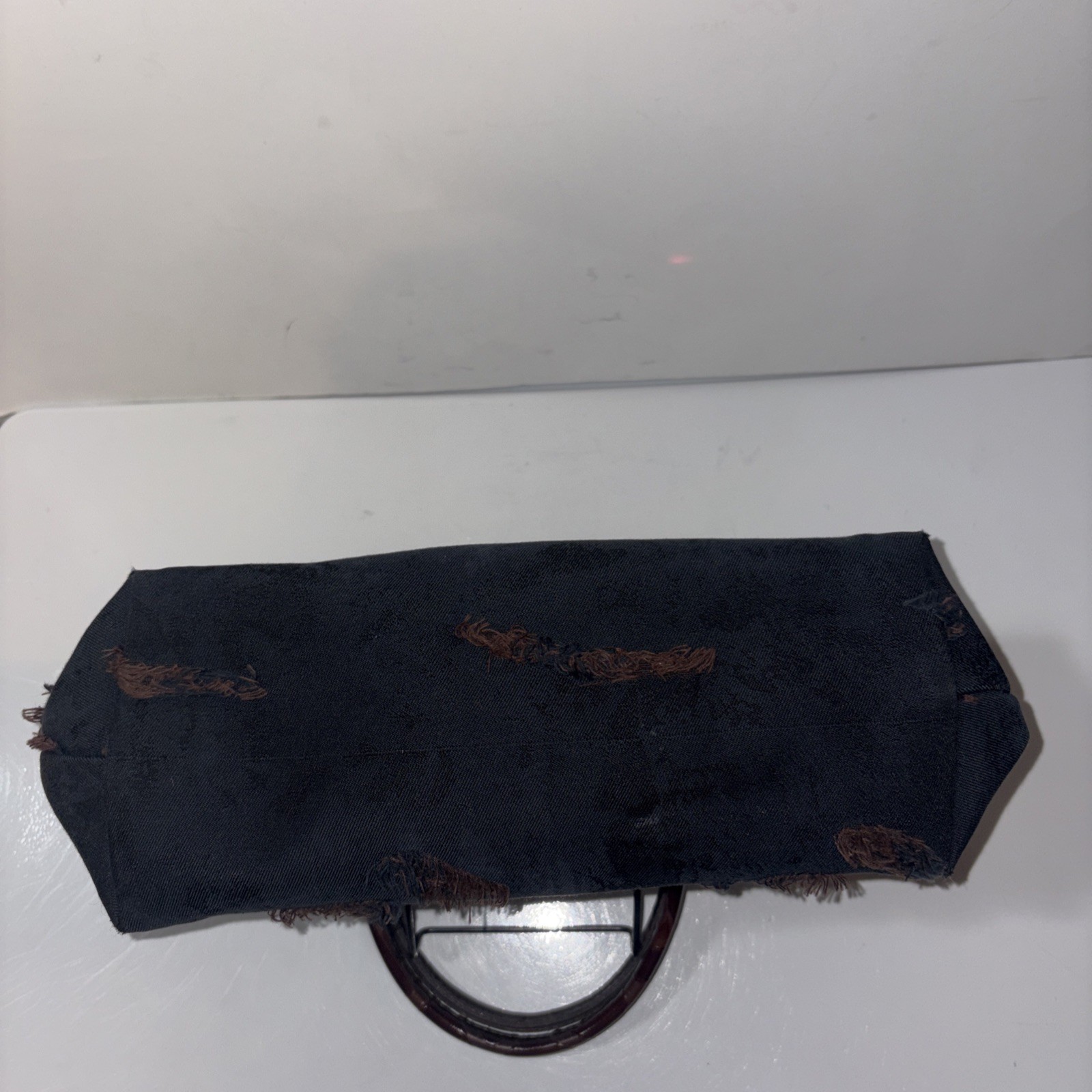 longchamp le pliage black bag 7x13in
