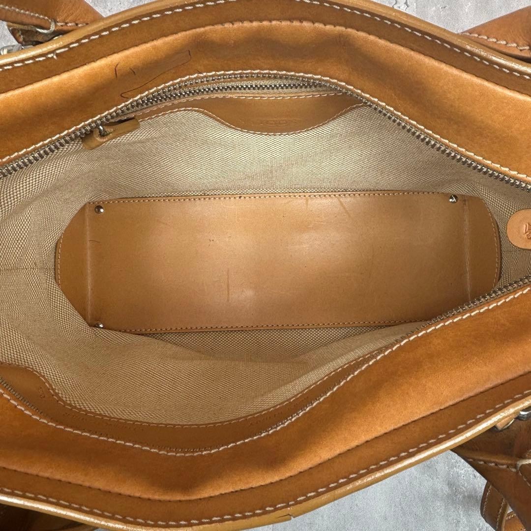 Tod’s 2Way Tote Bag Women’s Brown Nume Leather Authentic Pre-owned JAPAN item