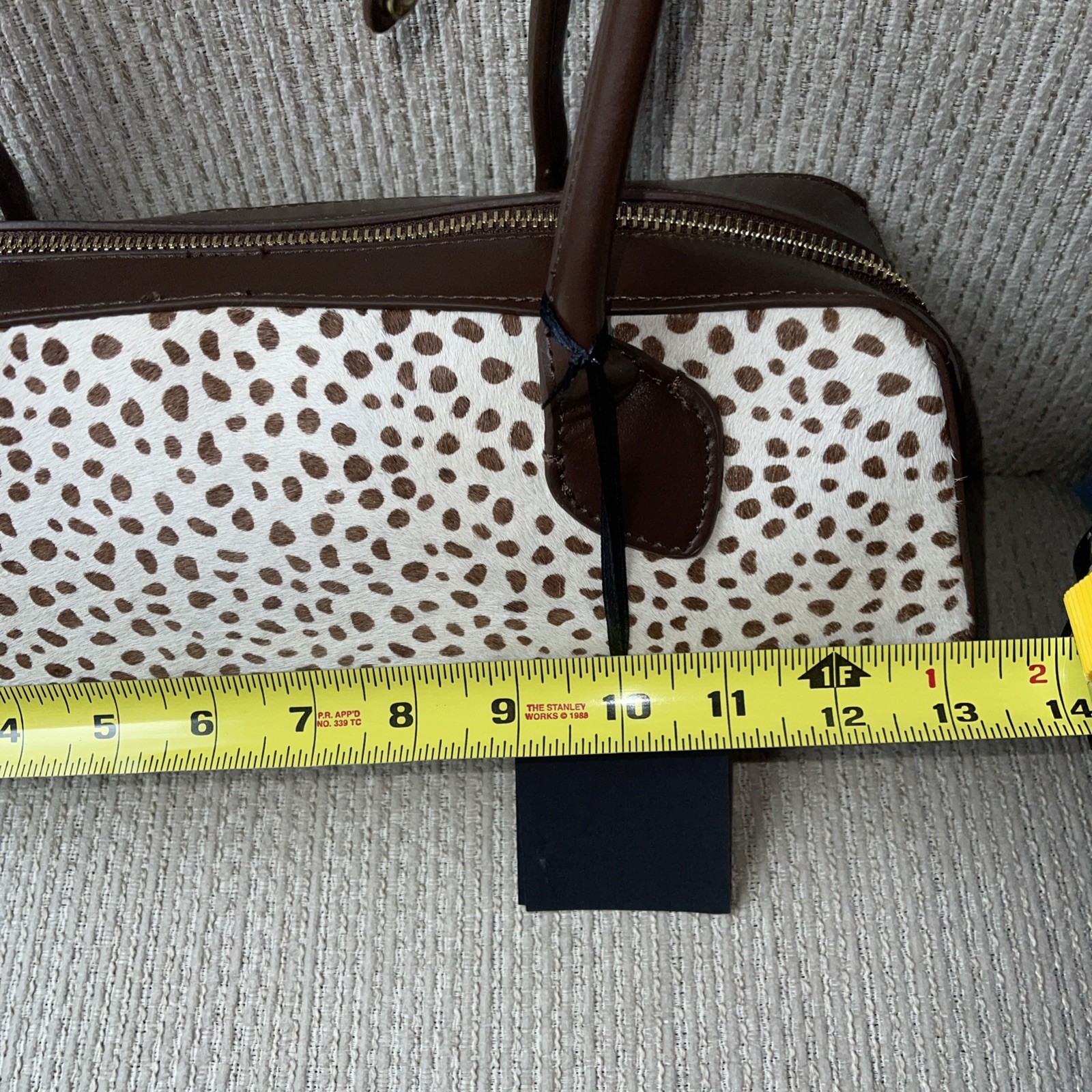 House of Harlow 1960 Spotted Calf Skin Leather Bag- Sleek, Chic & Classy.