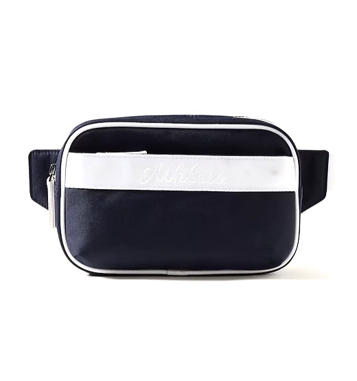 NWT Athleta All About LARGE BELT BAG Chest Crossbody Bag Fanny Pack NAVY BLUE