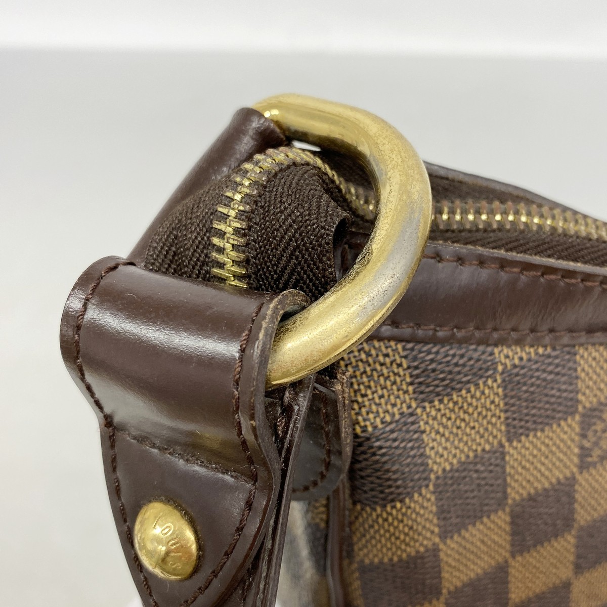 Auth [6hb1192-k] LOUIS VUITTON Shoulder Bag Damier Highbury N51200 Ebene [Pr…