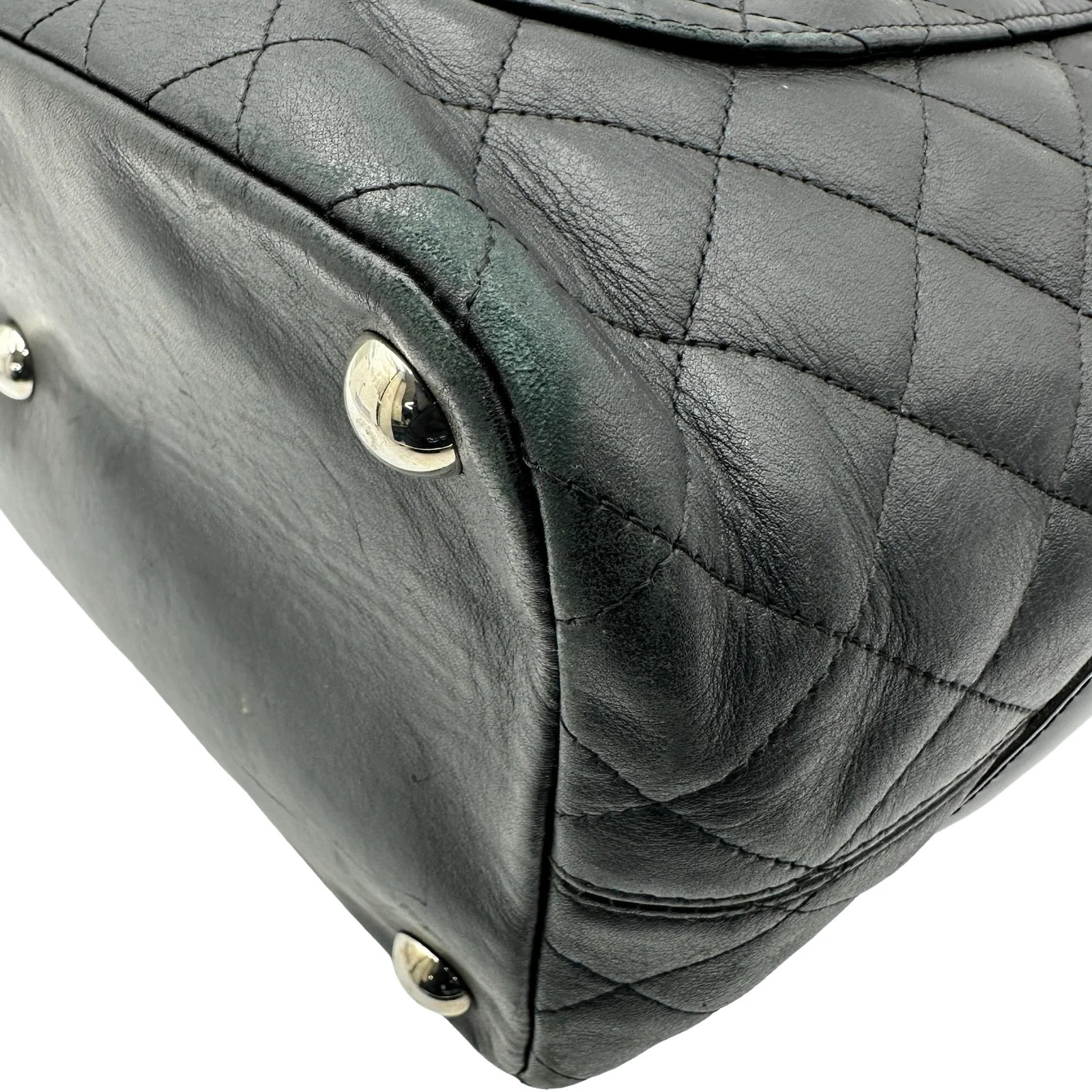 CHANEL Cambon Line Tote Large Black Tote #OKB2906