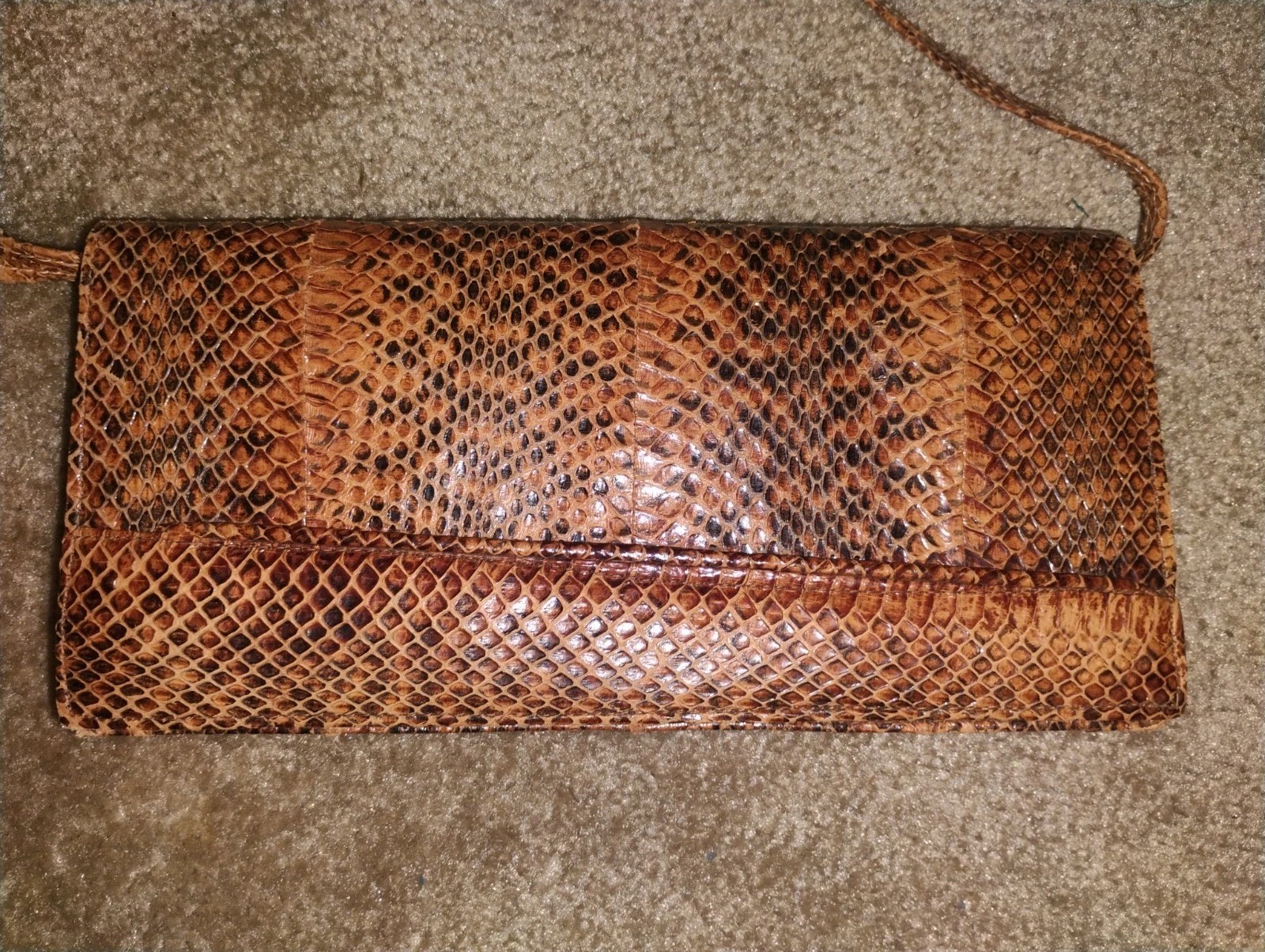 Genuine Snakeskin Shoulder Bag