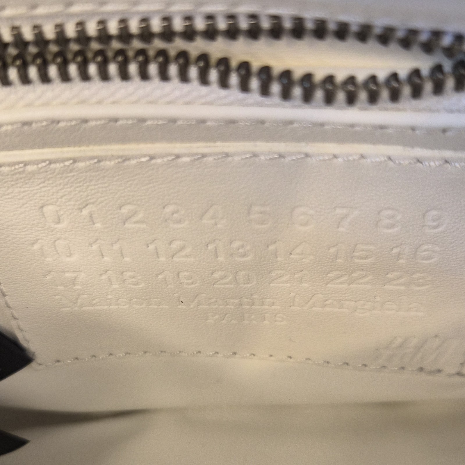 Maison Martin Margiela Re-Edition Upside-Down Black Crossbody Bag Zipper Lined