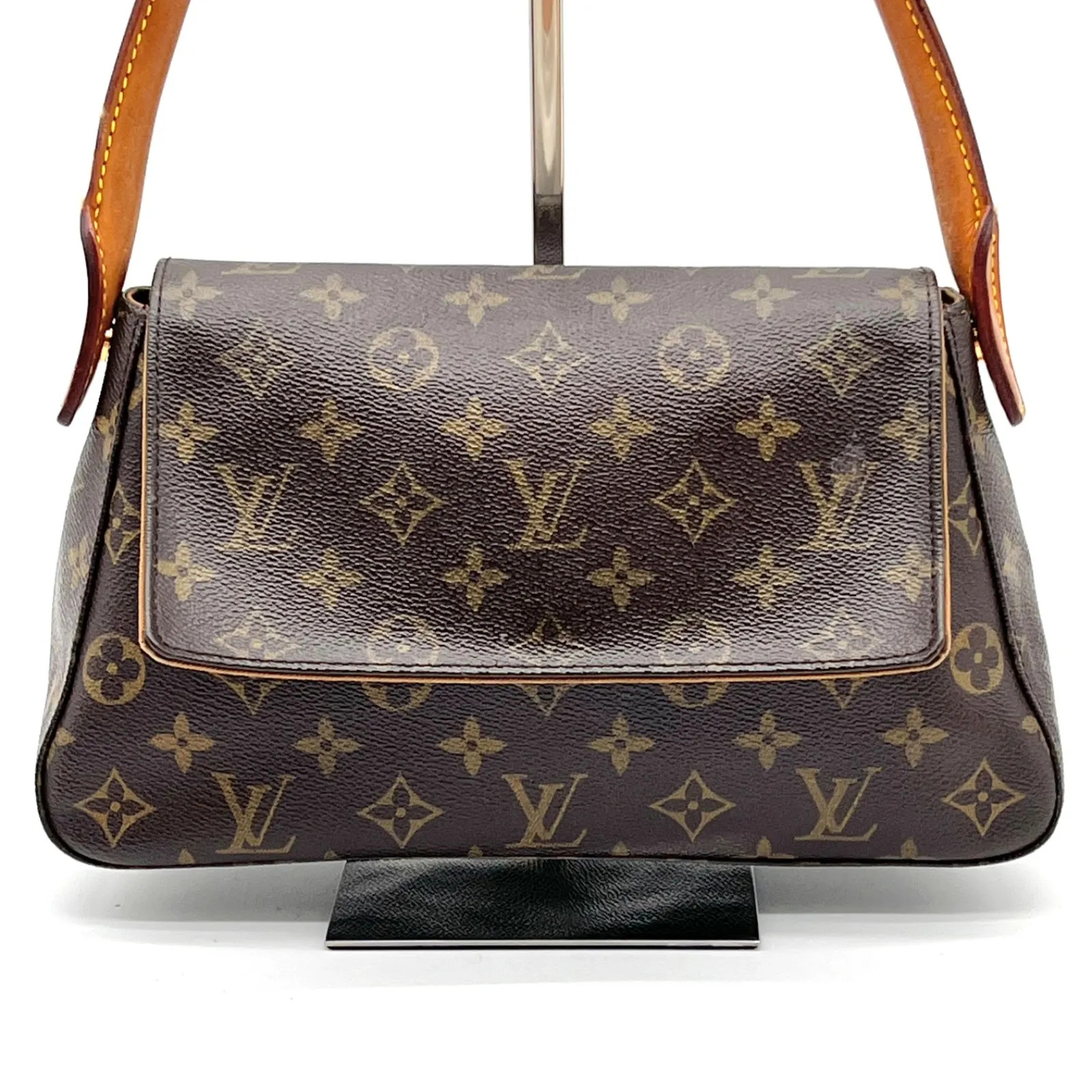 Auth LOUIS VUITTON Monogram Mini Looping Shoulder Bag Handbag M51147 2Y9187
