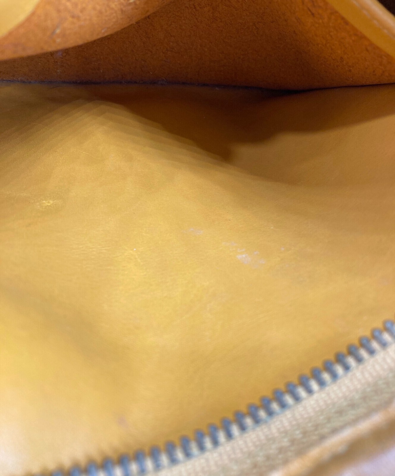COACH Authentic Vintage One Shoulder Hobo Bag Mustard Yellow 9025 Handbag Unisex
