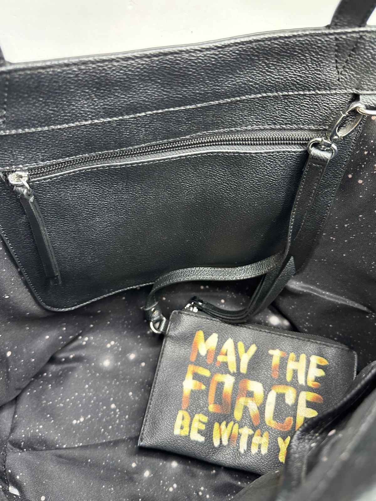 Star Wars Tote Bag Wristlet C3PO R2D2 Tatooine Episode IV New Hope Purse