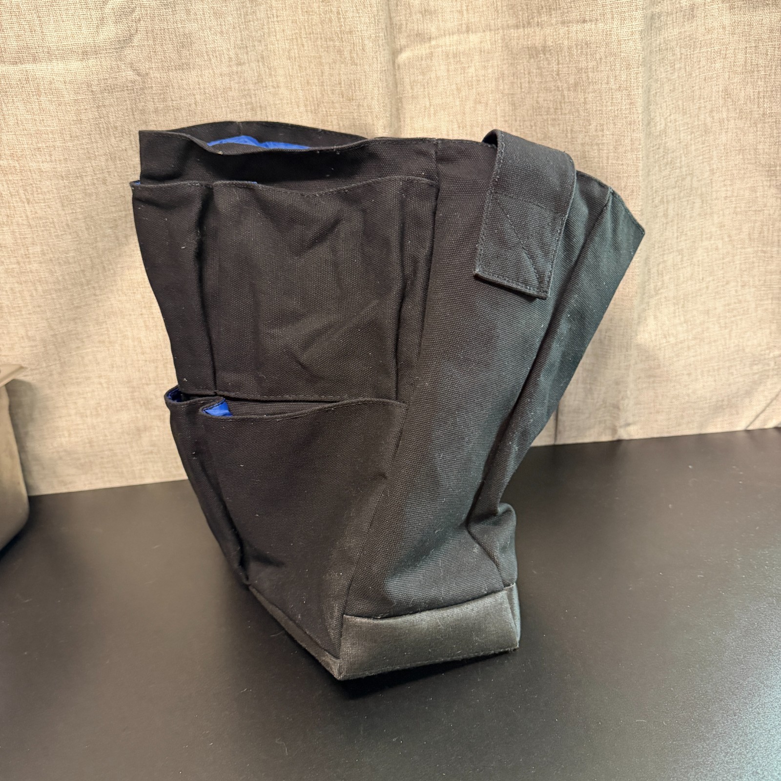 Dyson Shoulder Crossbody Tool Bag Black Canvas Genuine Organizer Multi-Pocket