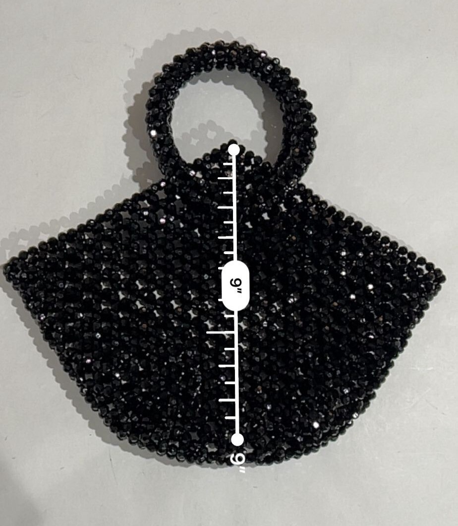 8 Other Reasons Geometric Top Handle Bag in Black