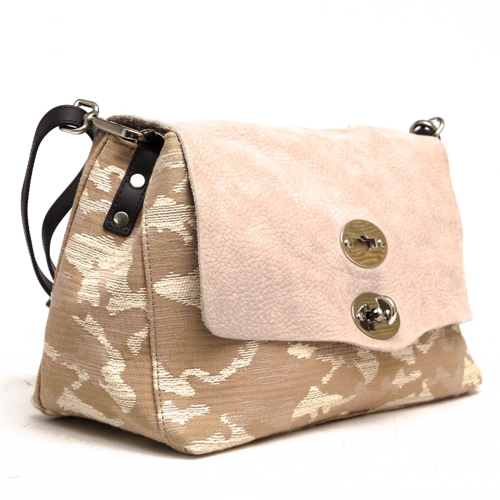ZANELLATO Postina Linea Mythos Beige Leather 2WAY Shoulder Bag for Women