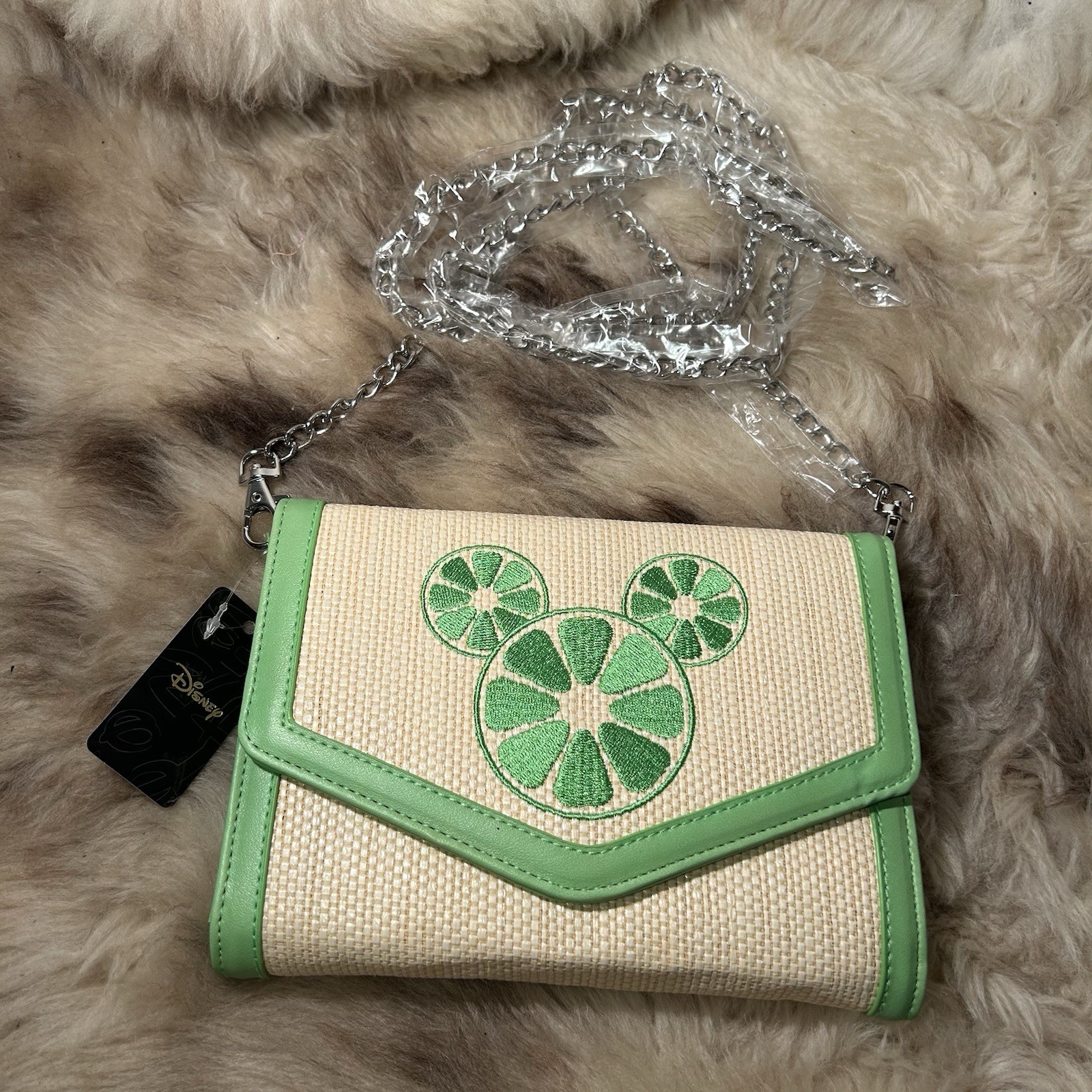 NWT Buckle-Down Disney Horizontal Crossbody – Mickey Mouse – Lime Slices