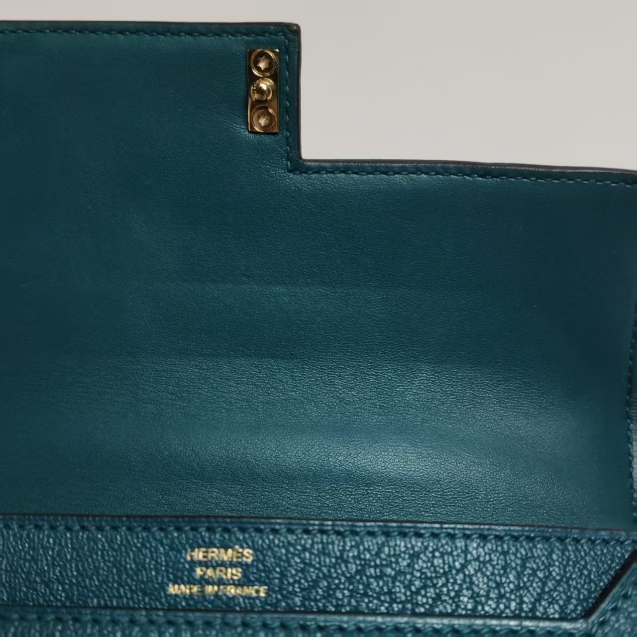 Hermes Verrou Mini 17 Chevre Mysore Vert Bosphore W0 Green GoldHardware GHW Auth